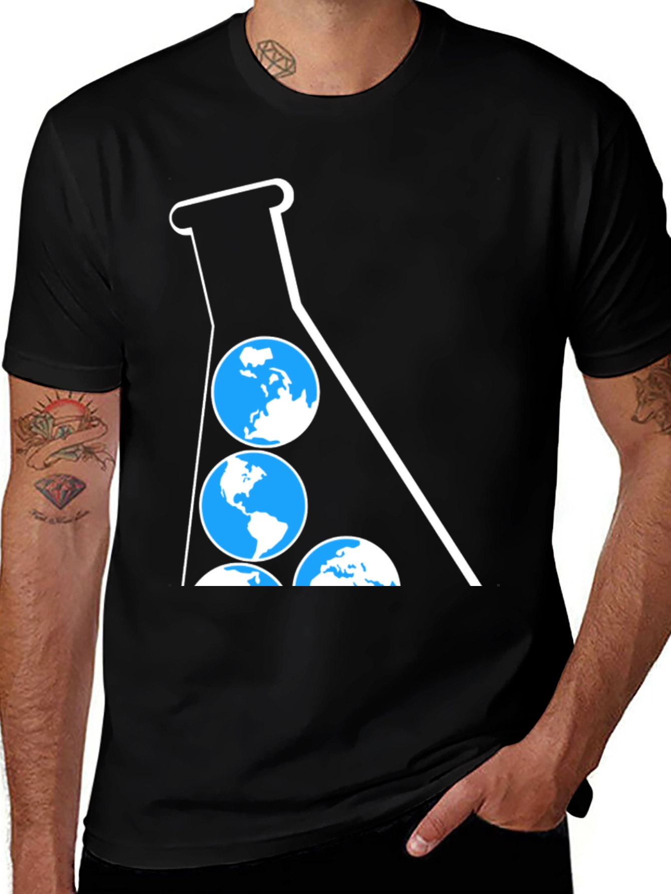 Variant 16 of Earth Science Flask T-Shirt