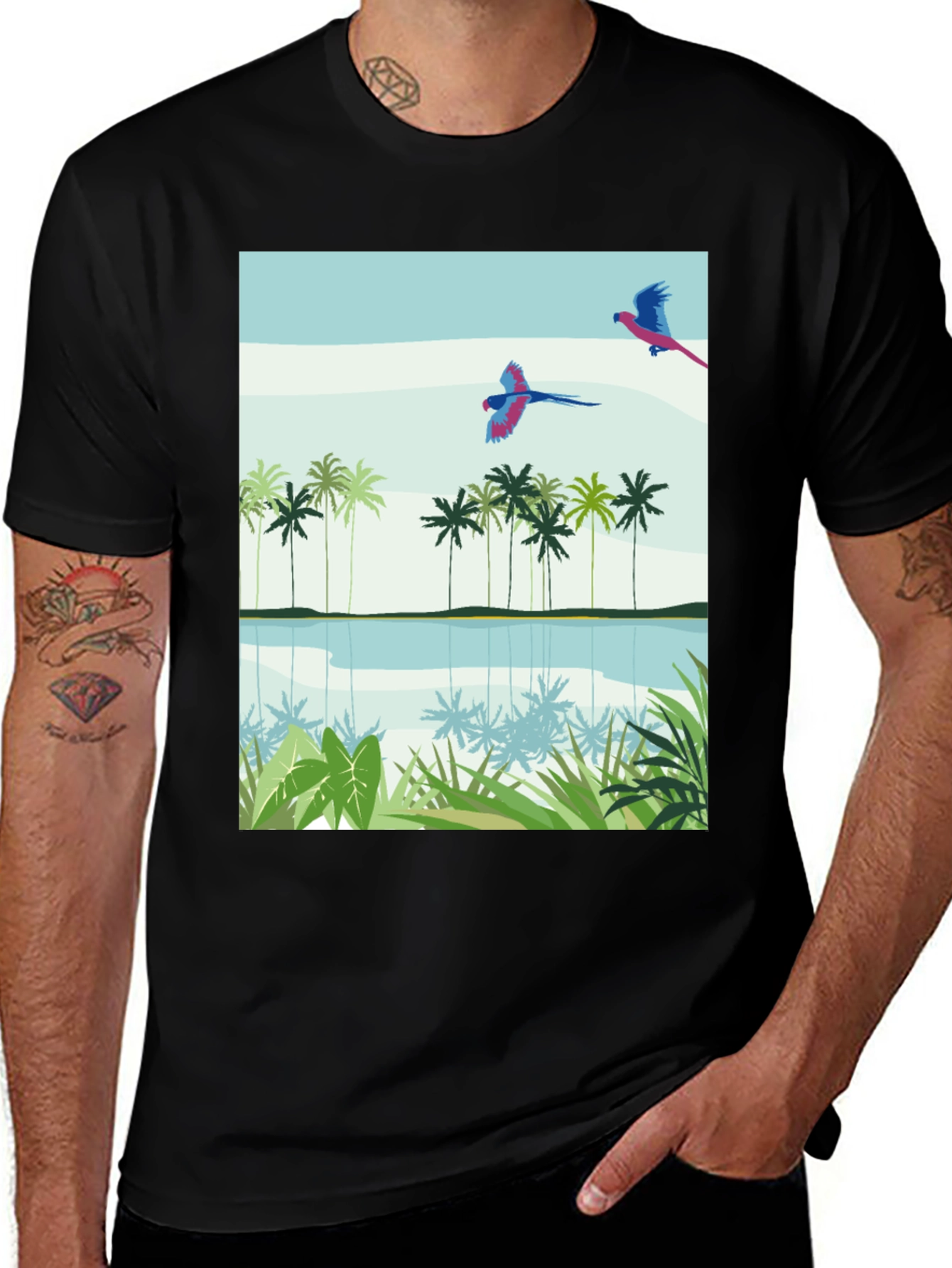 Variant 7 of Tropical Paradise T-Shirt