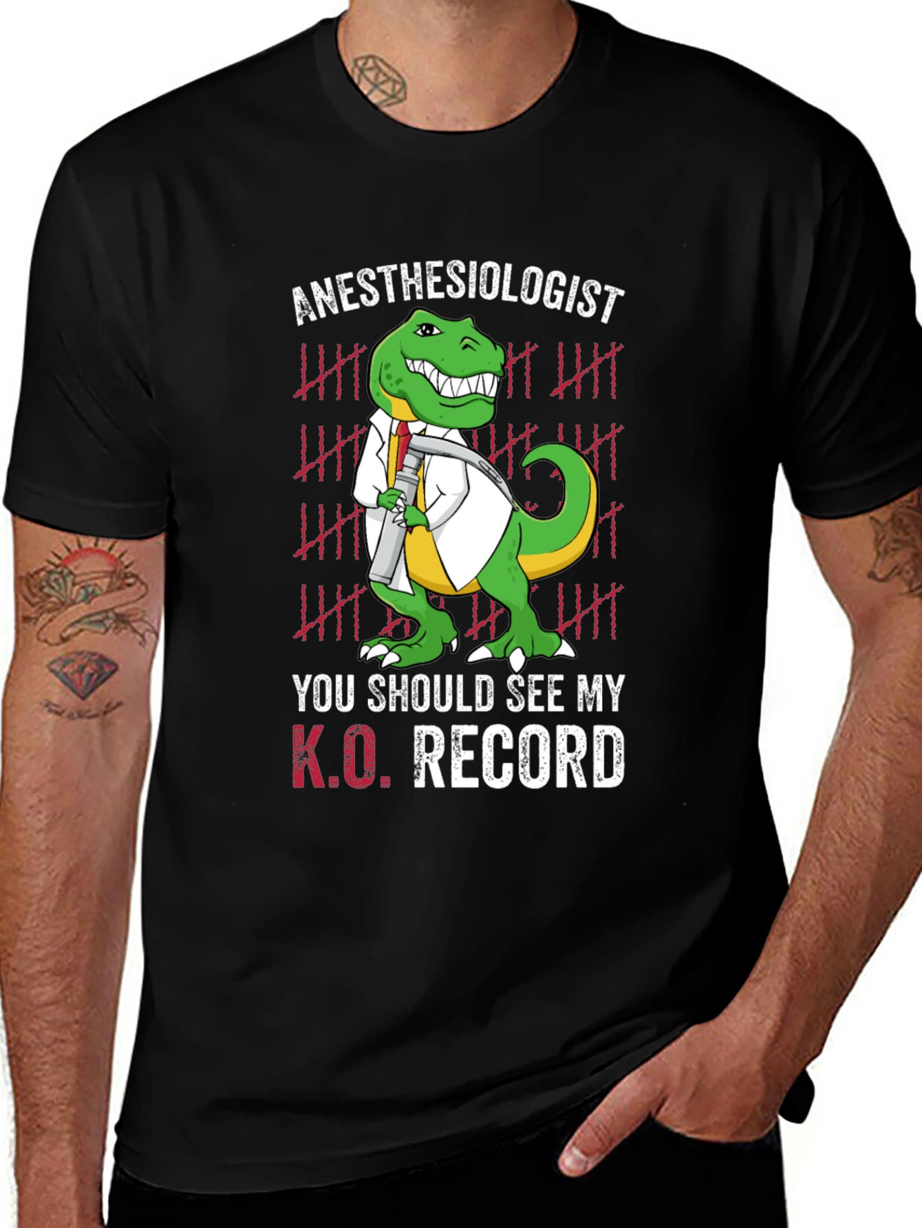 Variant 15 of Anesthesiologist K.O. Record T-Shirt