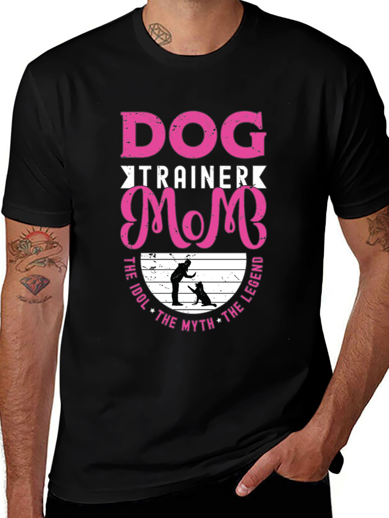 Variant 25 of Dog Trainer Mom T-Shirt - The Idol The Myth The Legend Tee