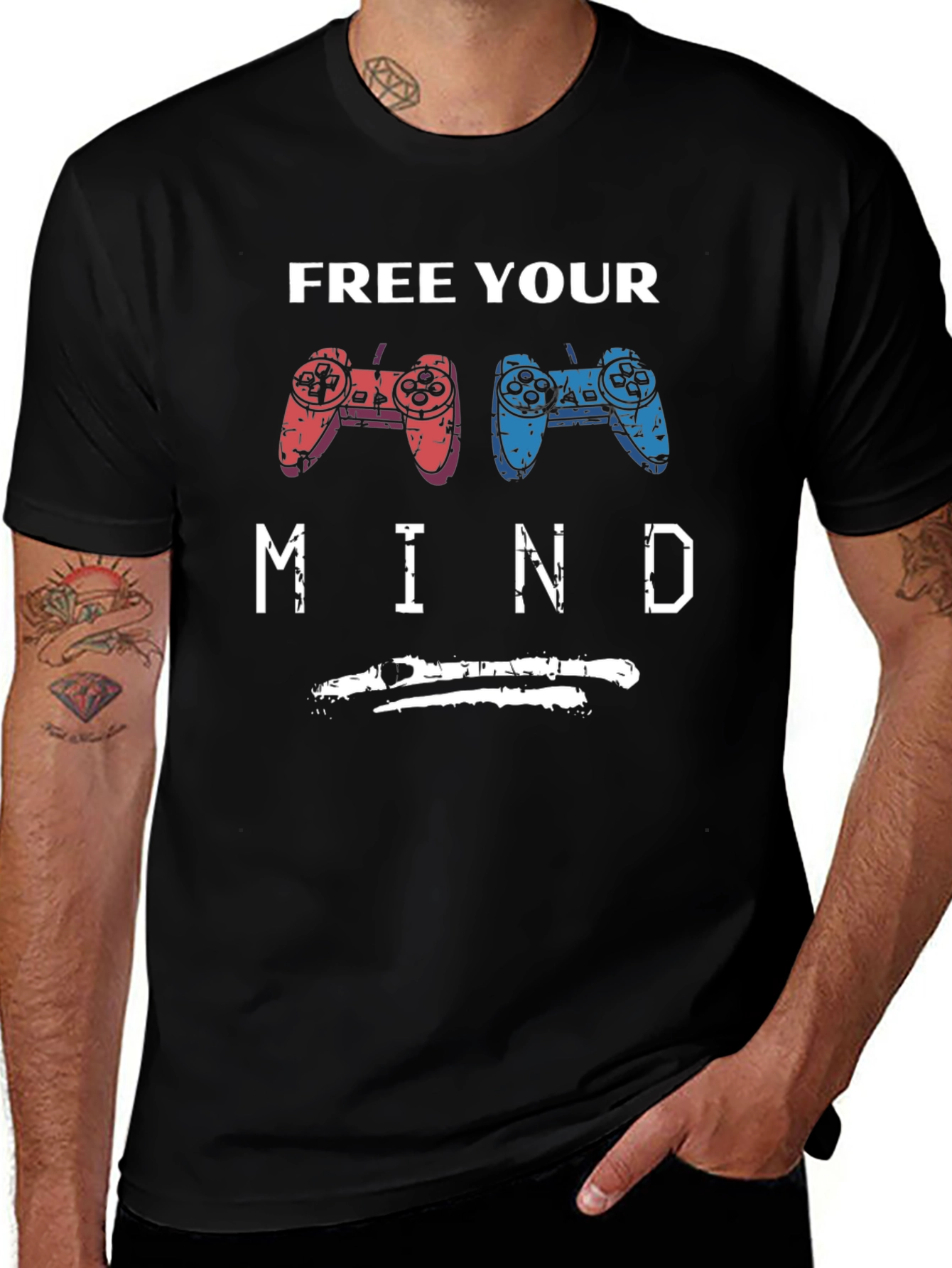 Variant 28 of Free Your Mind Gamer T-Shirt