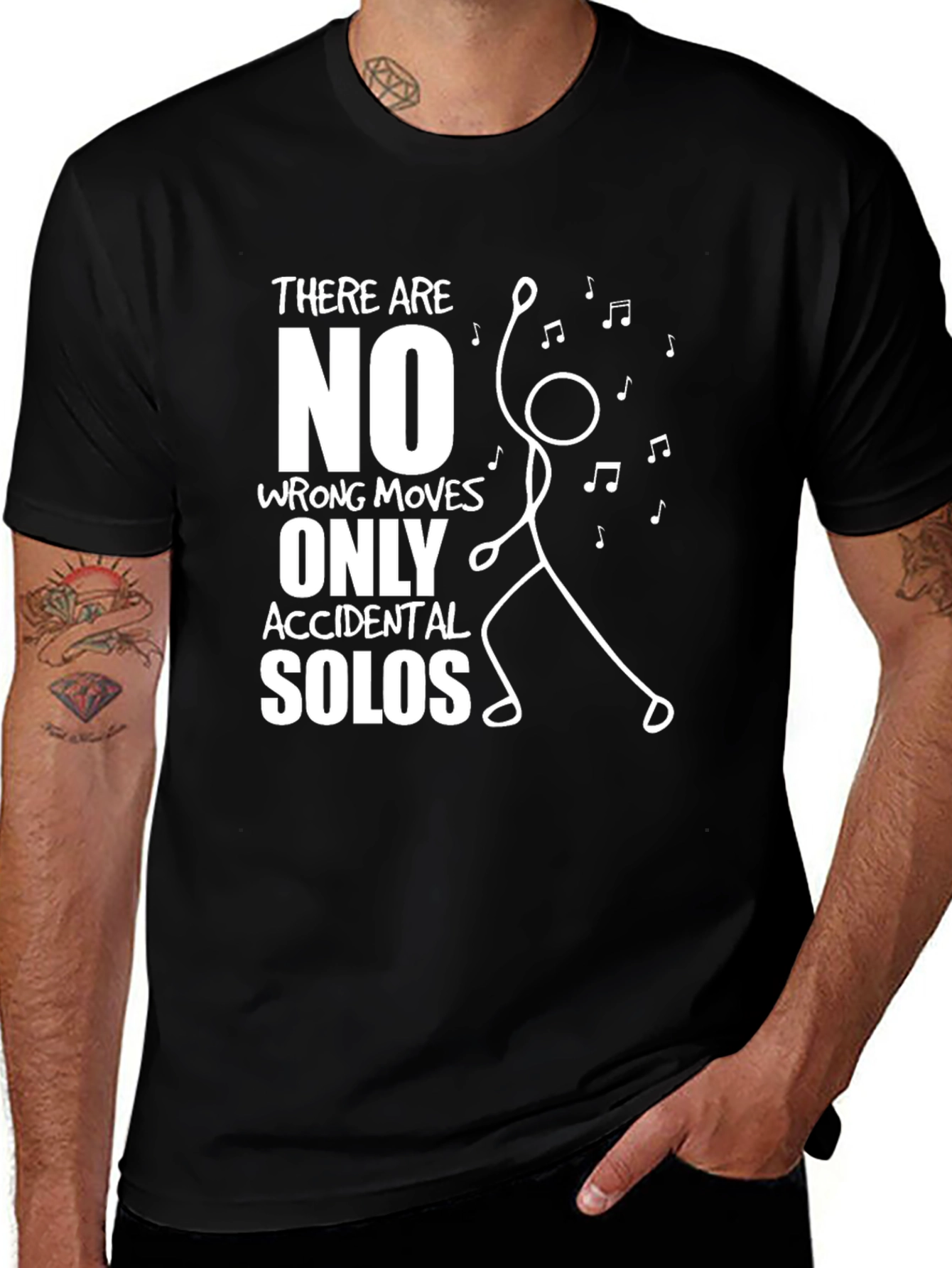Variant 20 of Funny Dance T-Shirt - There Are No Wrong Moves
