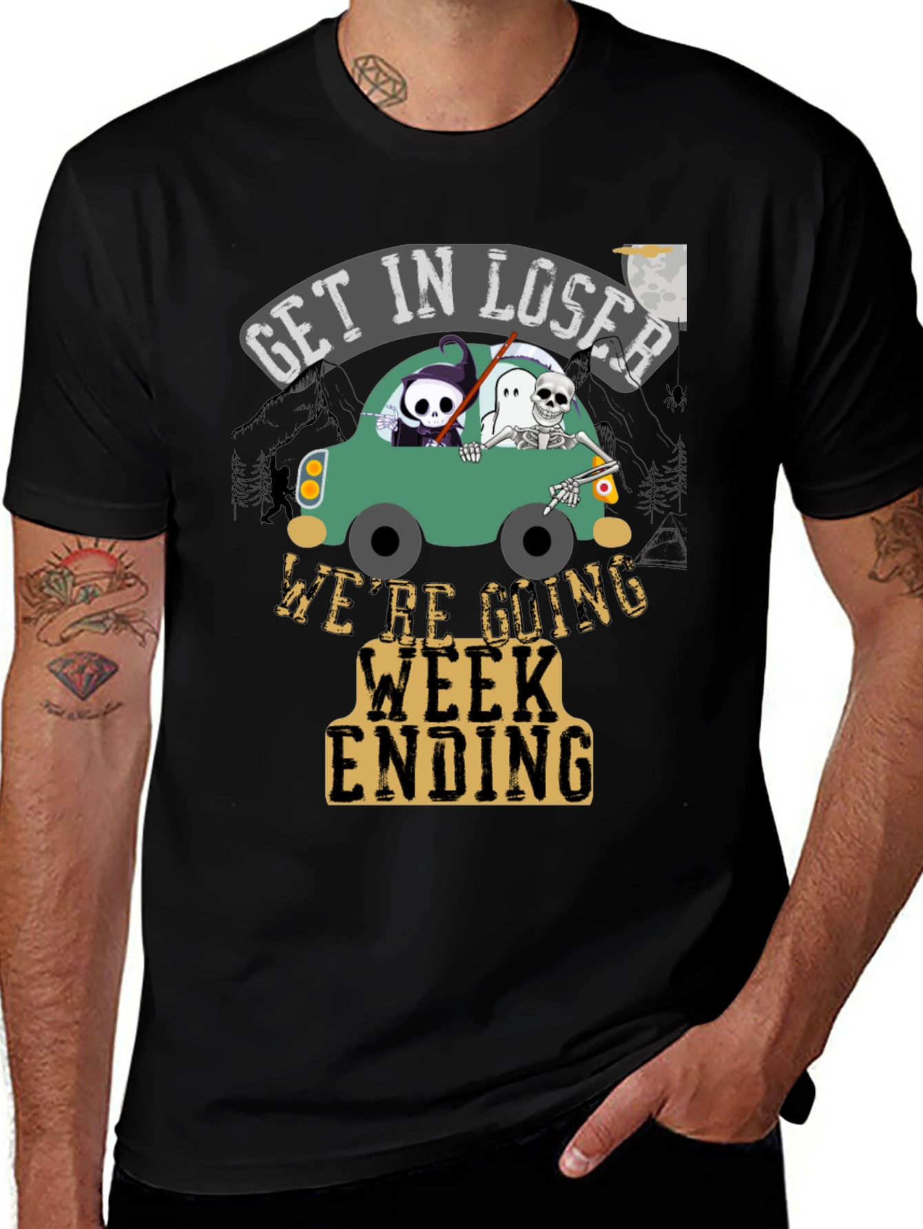 Variant 8 of Get In Loser We're Going Week Ending T-Shirt