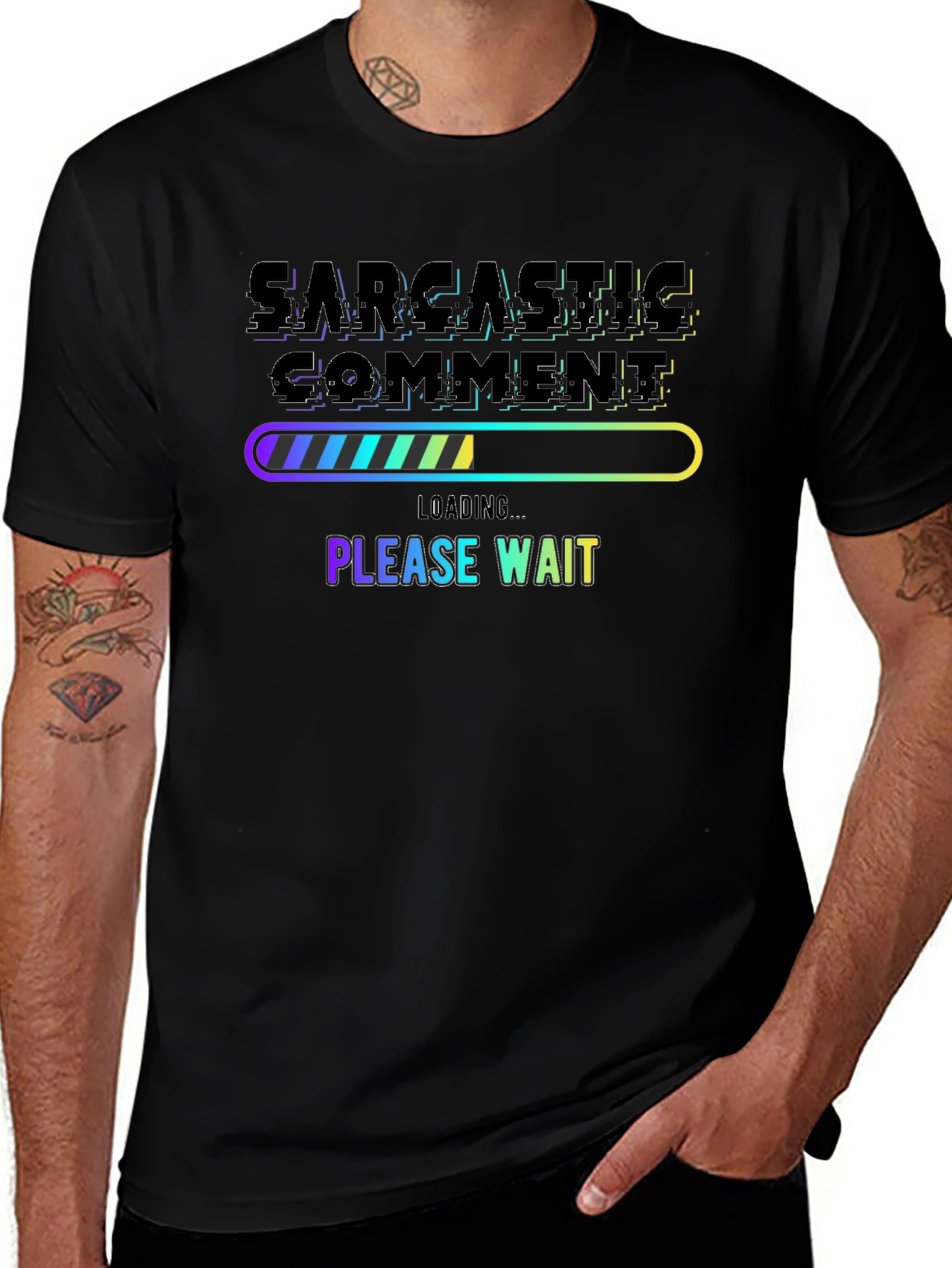 Variant 21 of Sarcastic Comment Loading Funny Graphic Tee