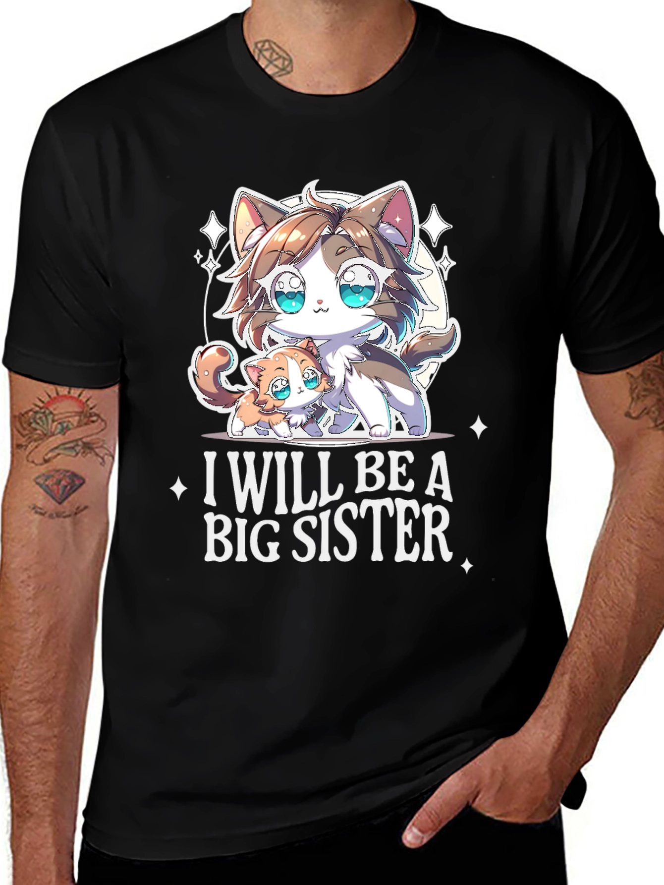 Variant 7 of I Will Be A Big Sister T-Shirt