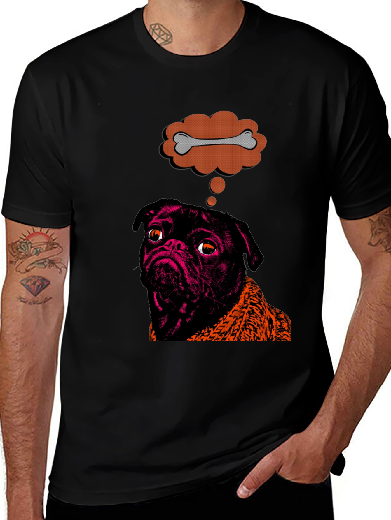 Variant 23 of Dog Bone Dream T-Shirt - Unique Graphic Tee