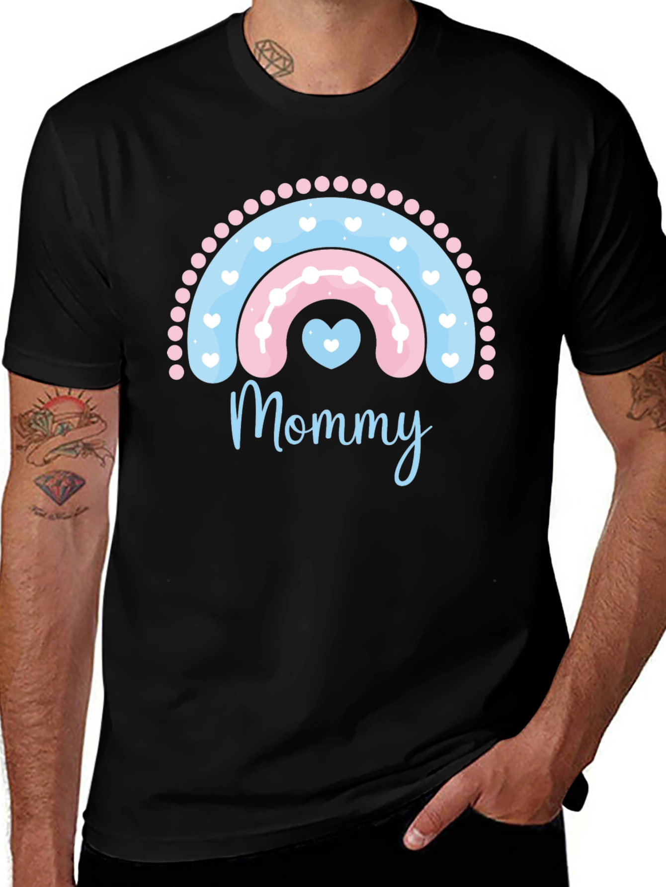 Mommy Rainbow T-Shirt - Cute Graphic Tee