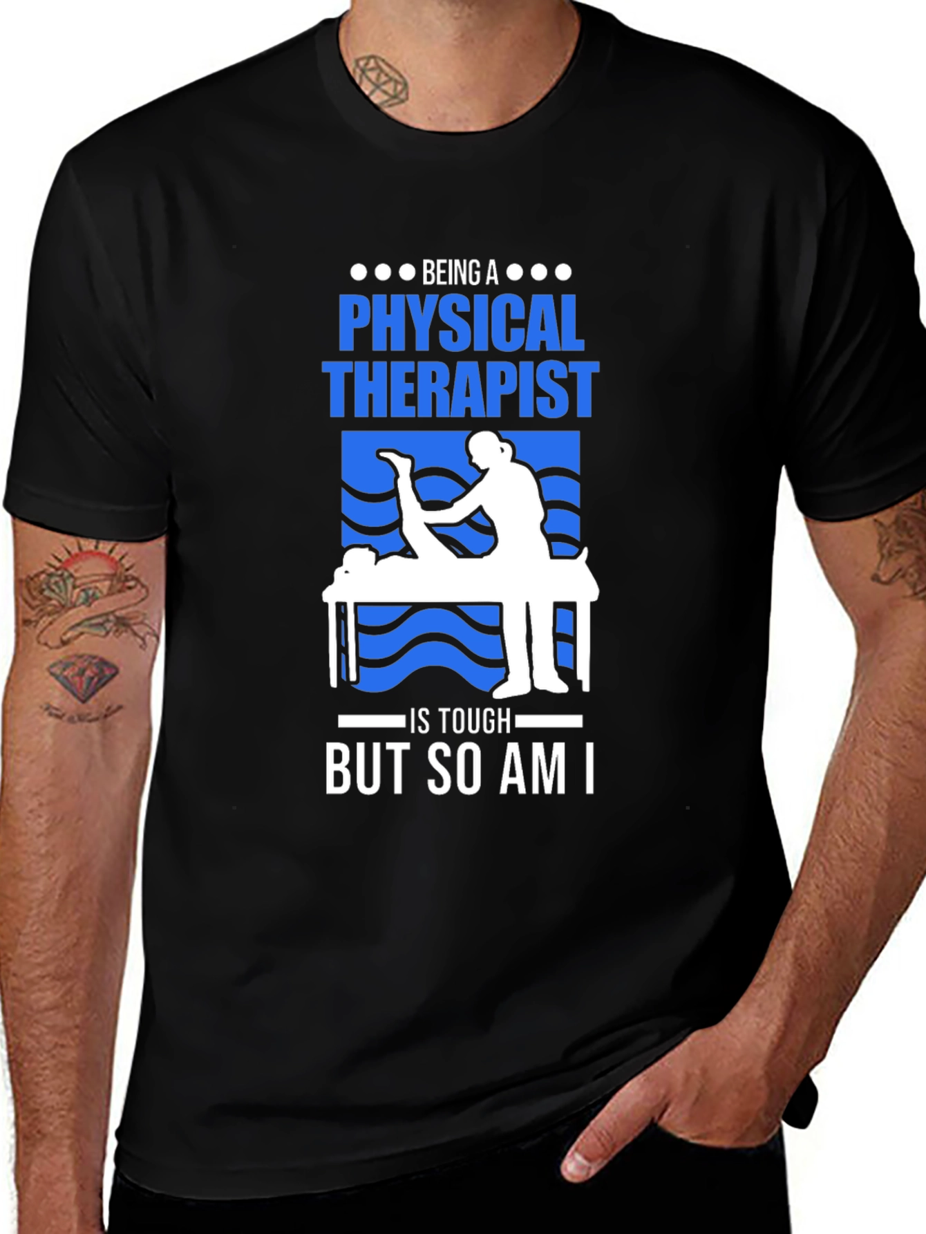 Variant 6 of Physical Therapist Tough T-Shirt