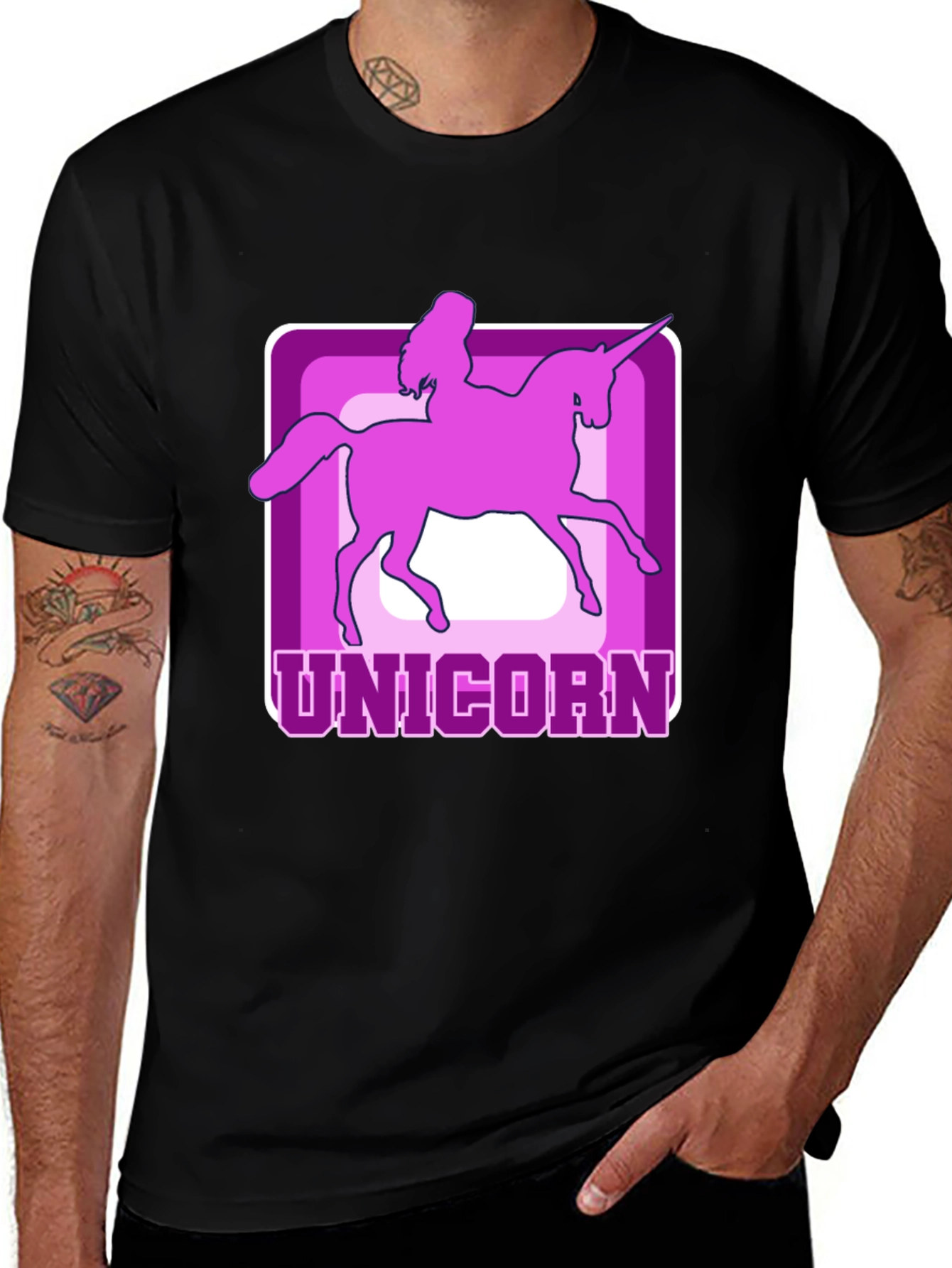 Variant 18 of Unicorn Graphic Tee - Fantasy Fashion