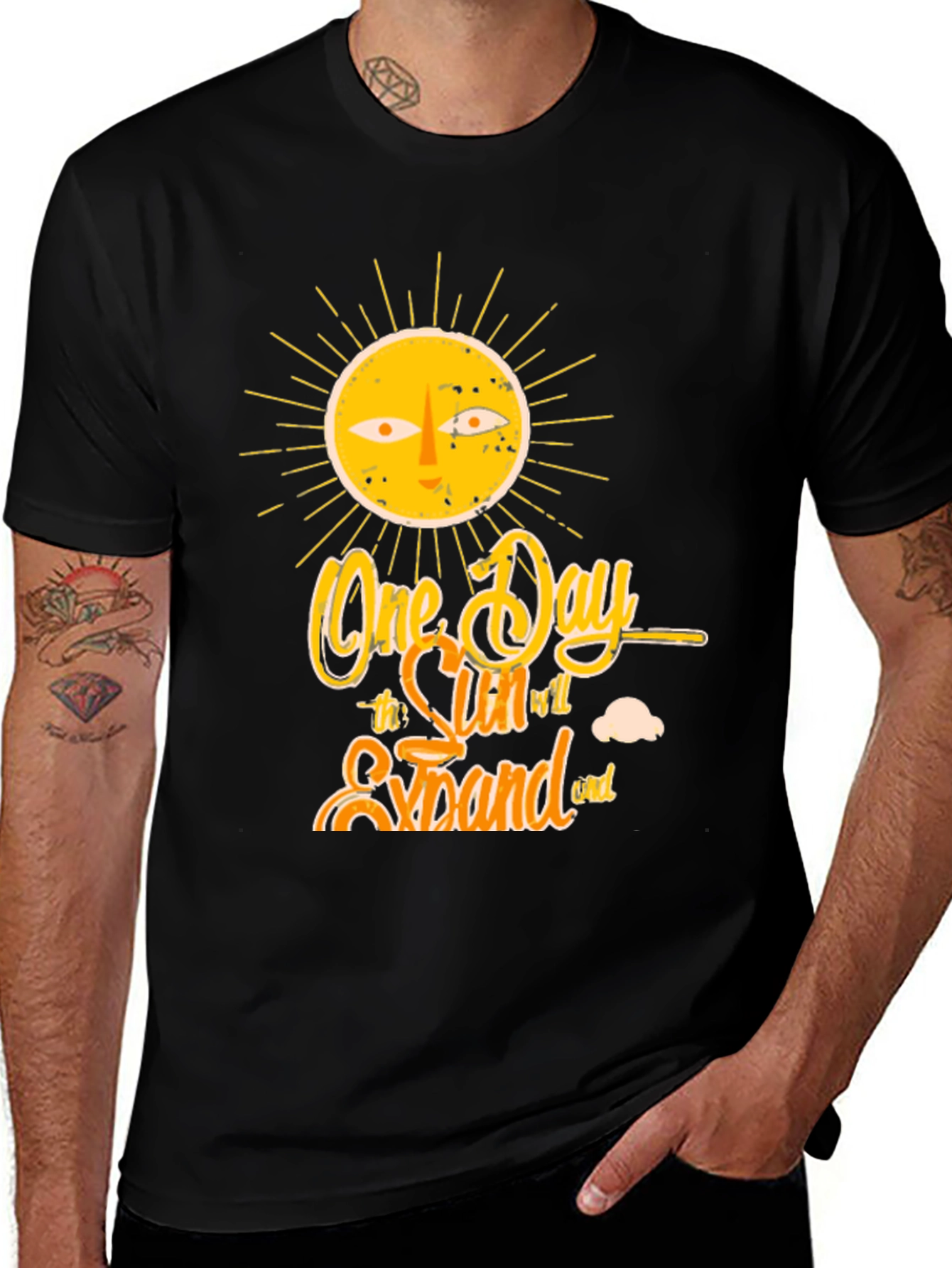 Variant 8 of One Day the Sun Will Expand T-Shirt