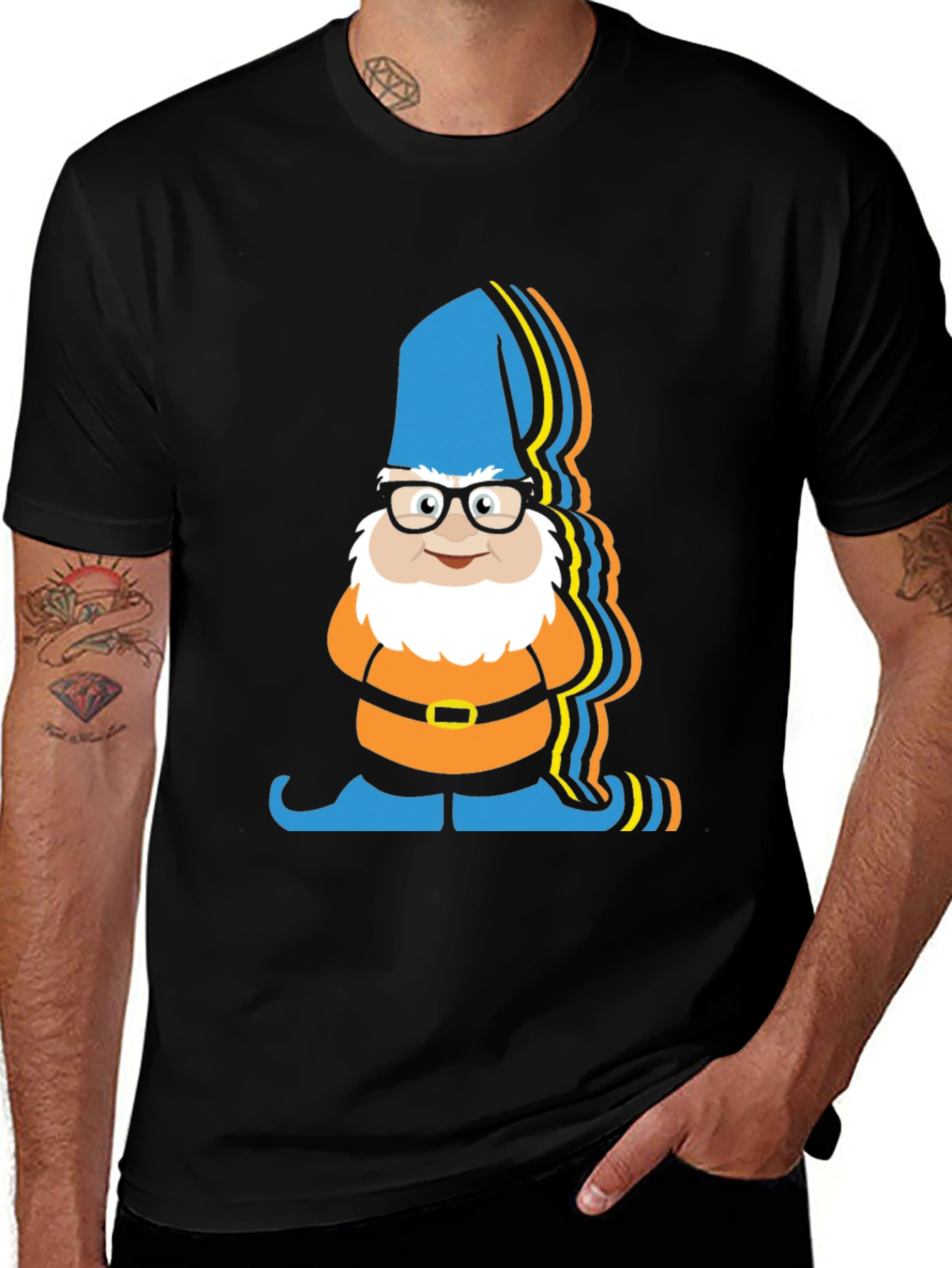 Variant 8 of Gnome Graphic Tee - Quirky Style