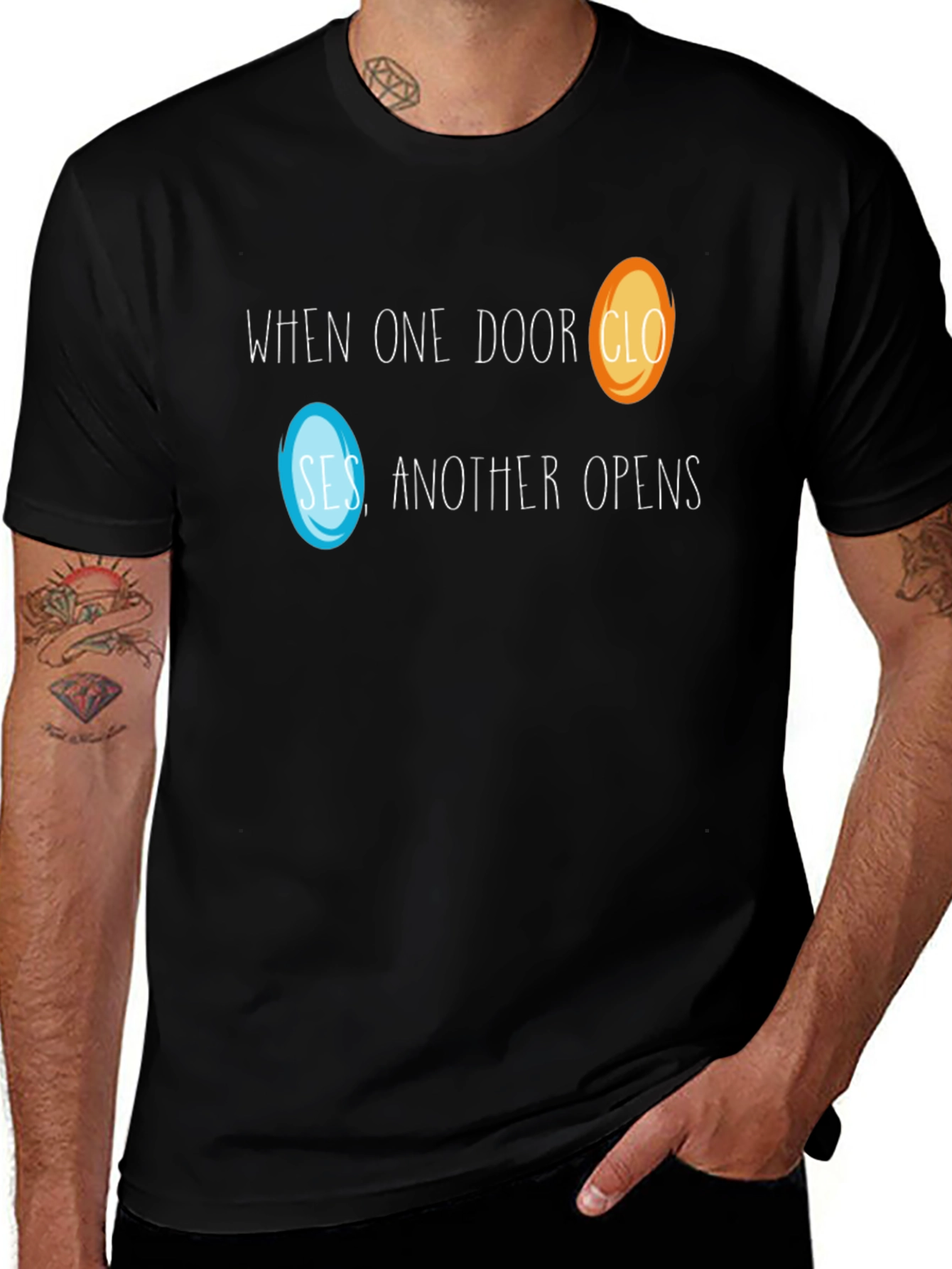 Portal T-Shirt - When One Door Closes