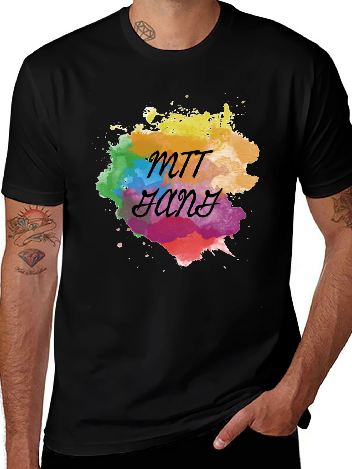 Variant 15 of MTT Gang Watercolor T-Shirt - Stylish Graphic Tee