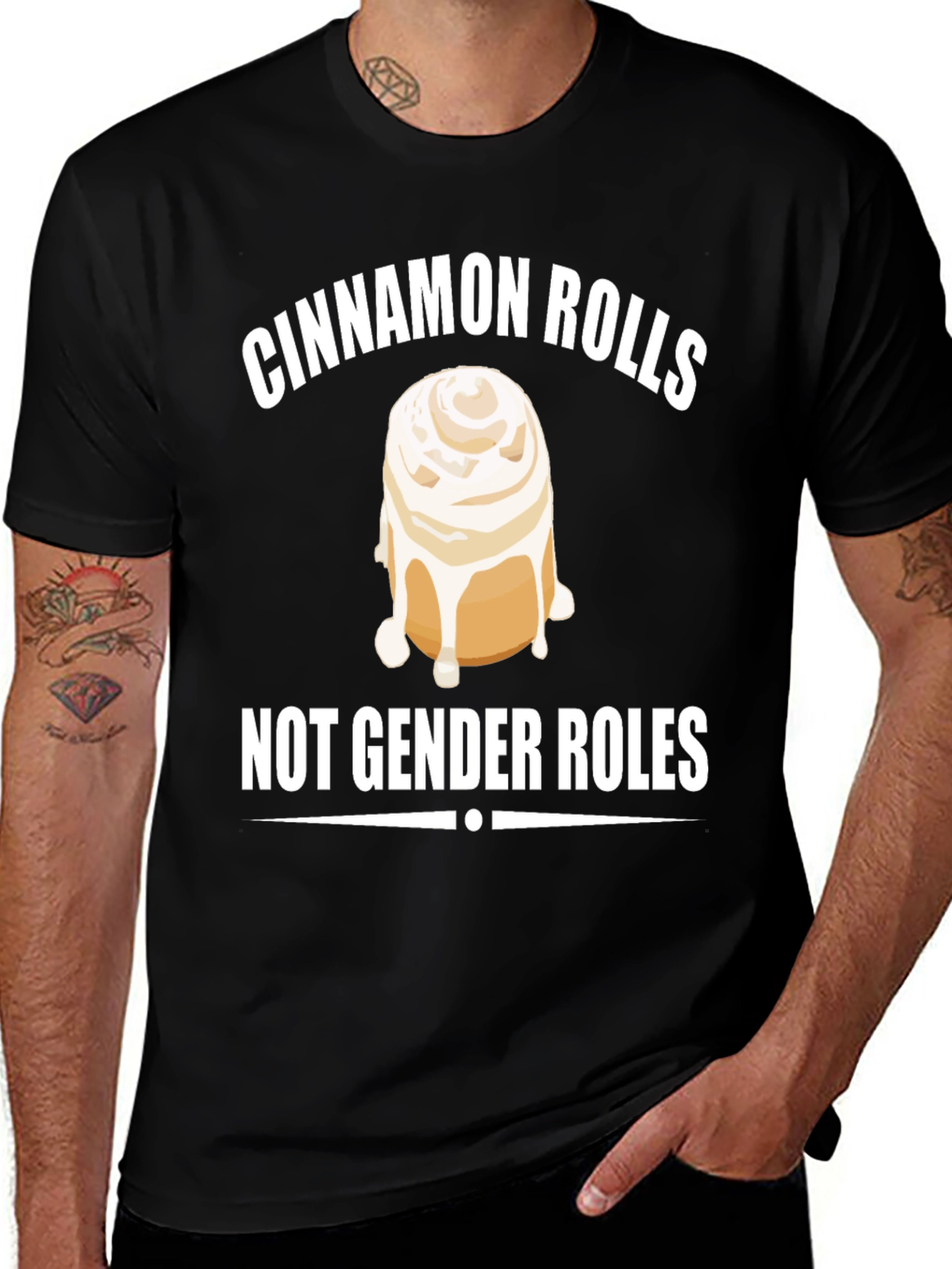 Cinnamon Rolls Not Gender Roles T-Shirt