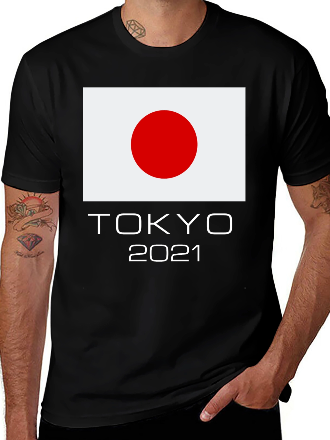 Tokyo 2021 T-Shirt - Japan Flag Graphic Tee