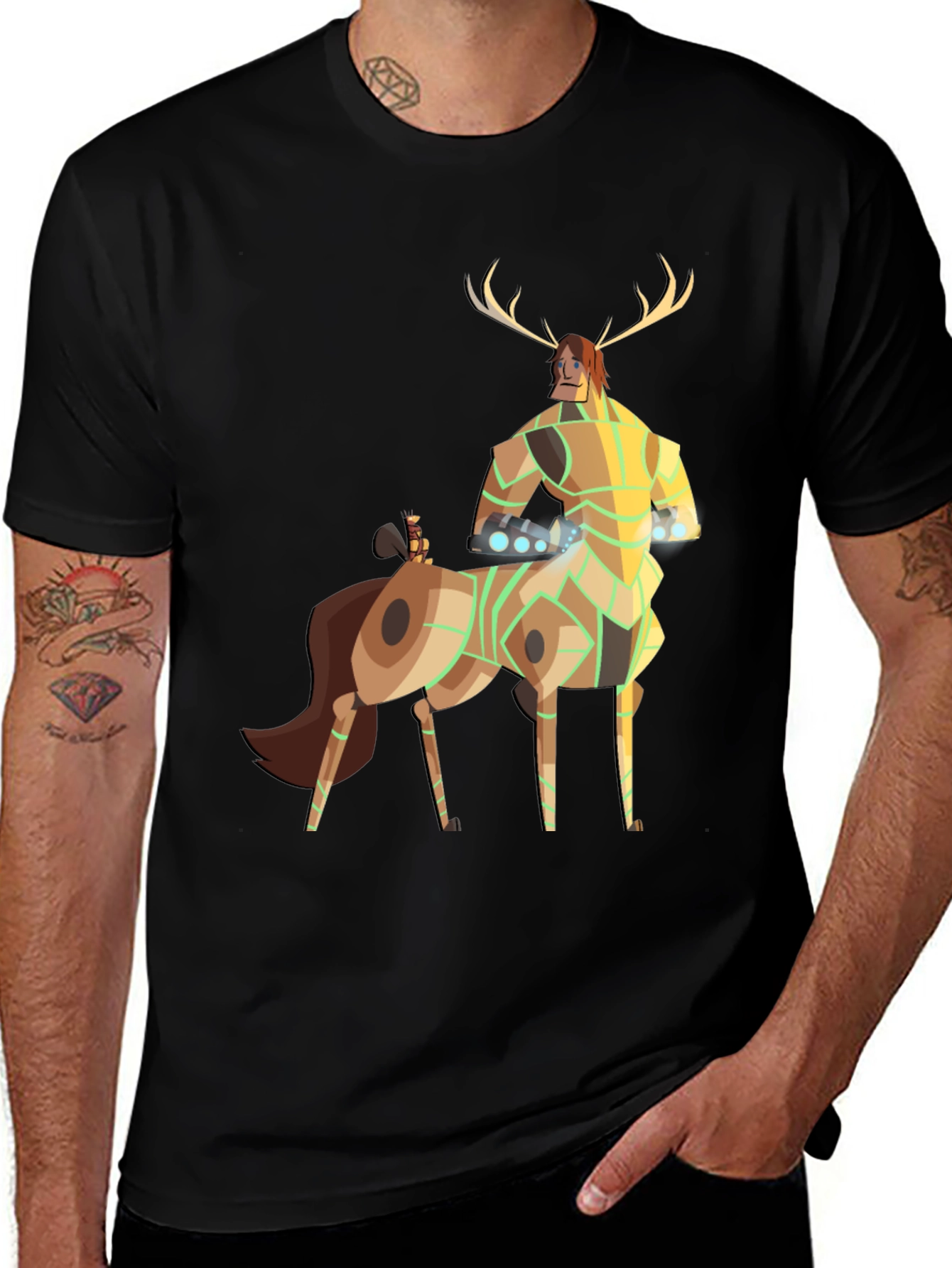 Variant 10 of Centaur Graphic Tee - Unique Design