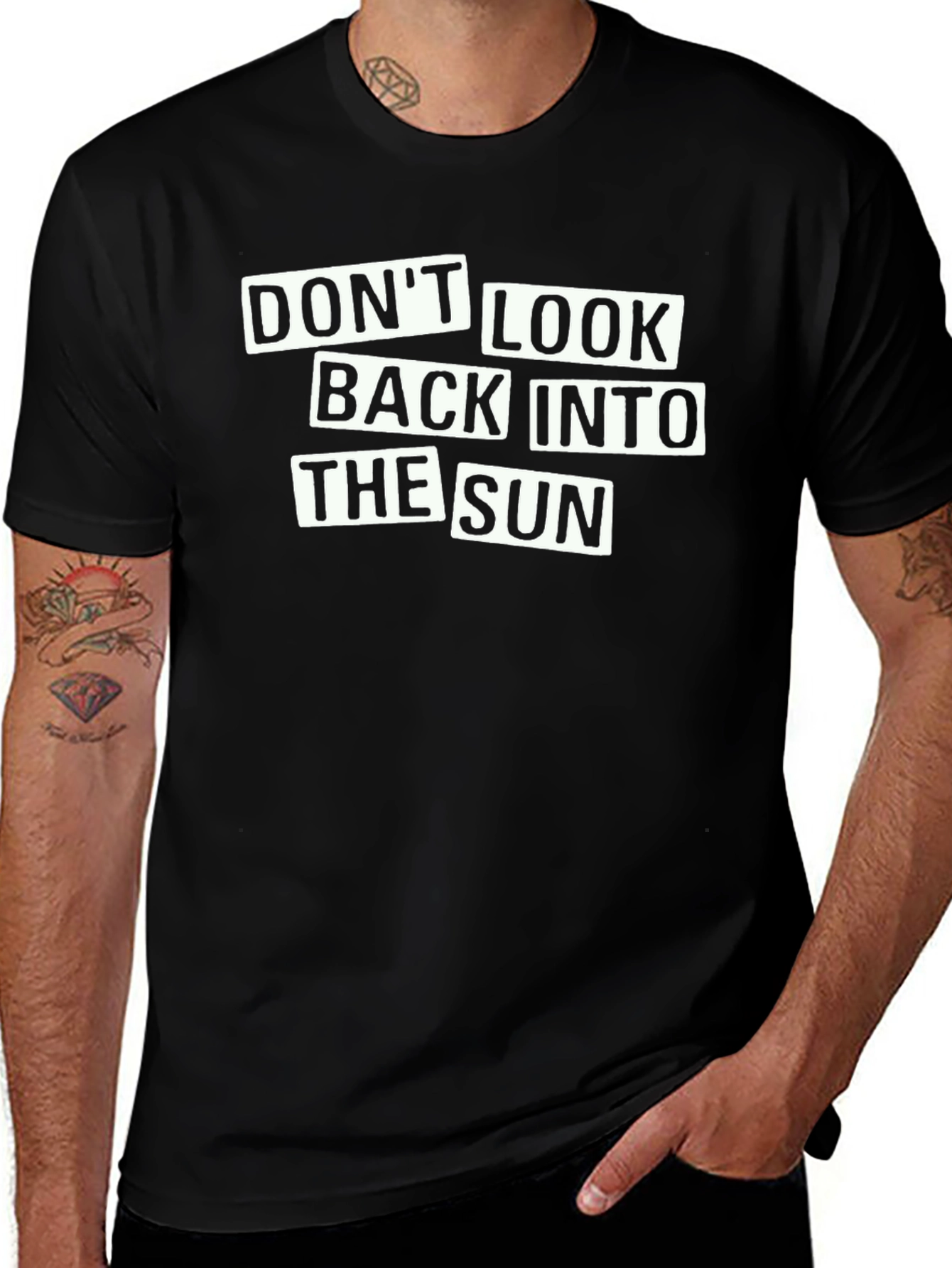 Variant 13 of Don't Look Back Into The Sun Graphic Tee