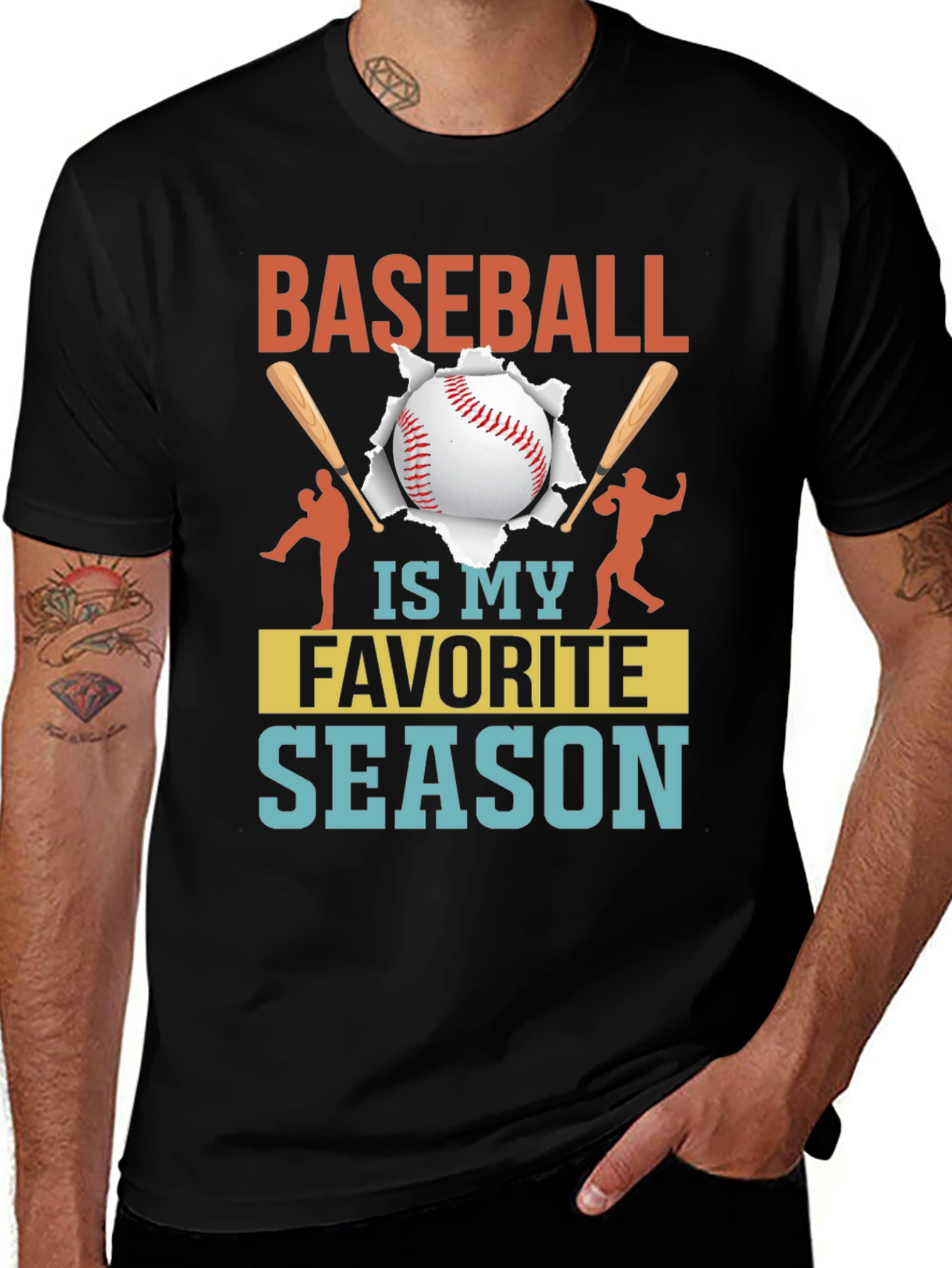 Variant 22 of Baseball Is My Favorite Season T-Shirt