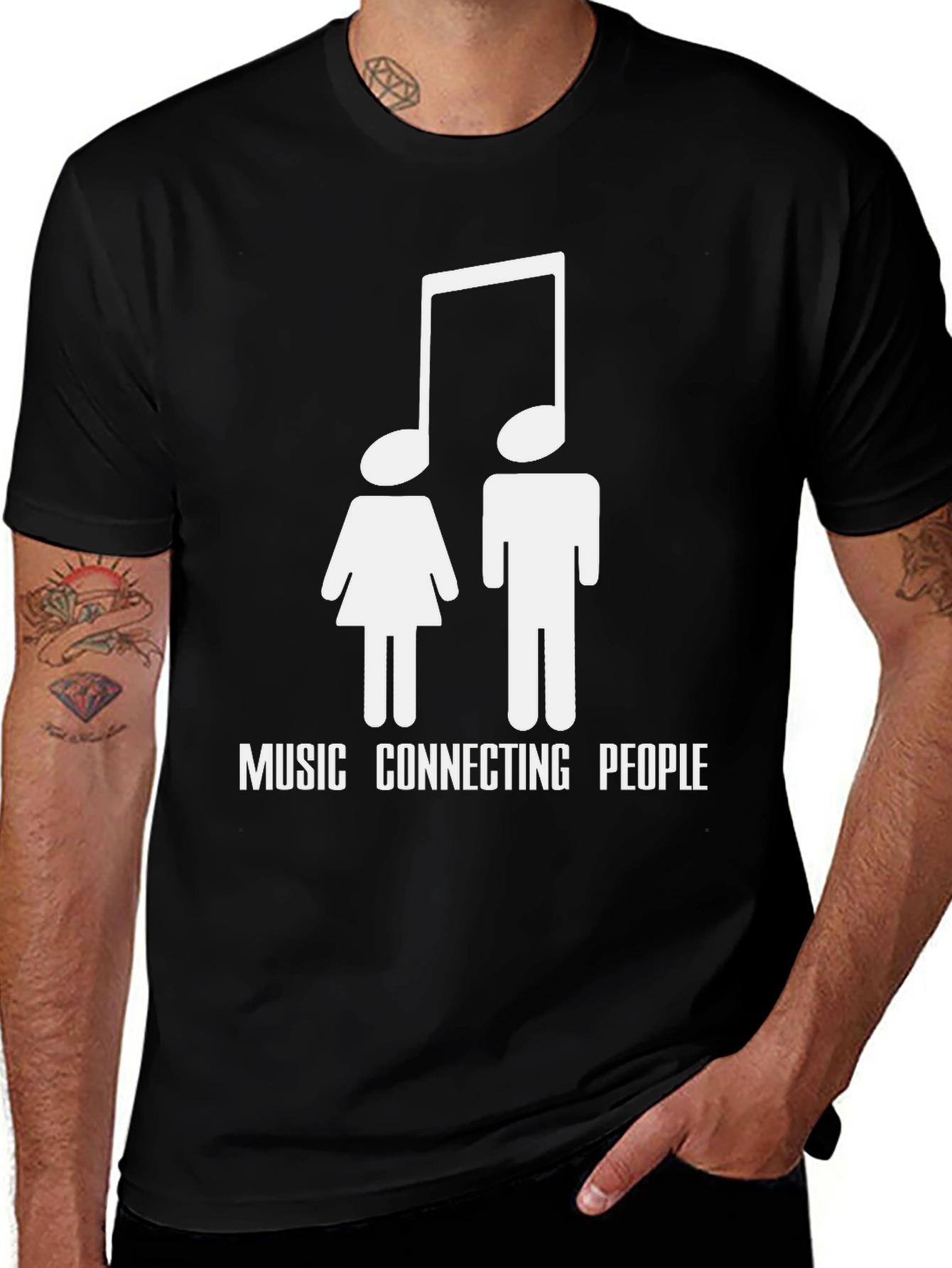 Variant 17 of Music Connects People T-Shirt