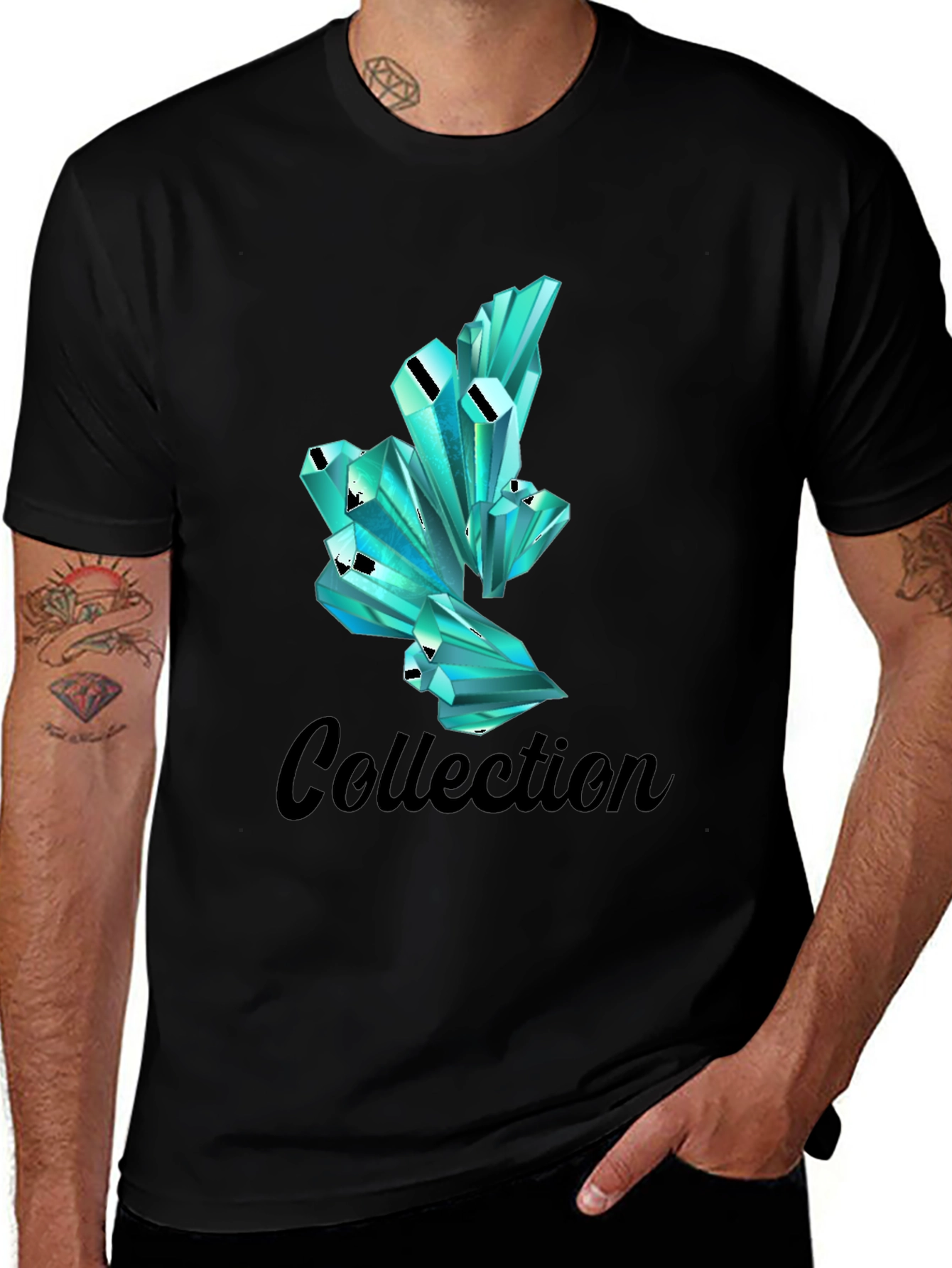 Variant 29 of Crystal Collection T-Shirt - Stylish Graphic Tee