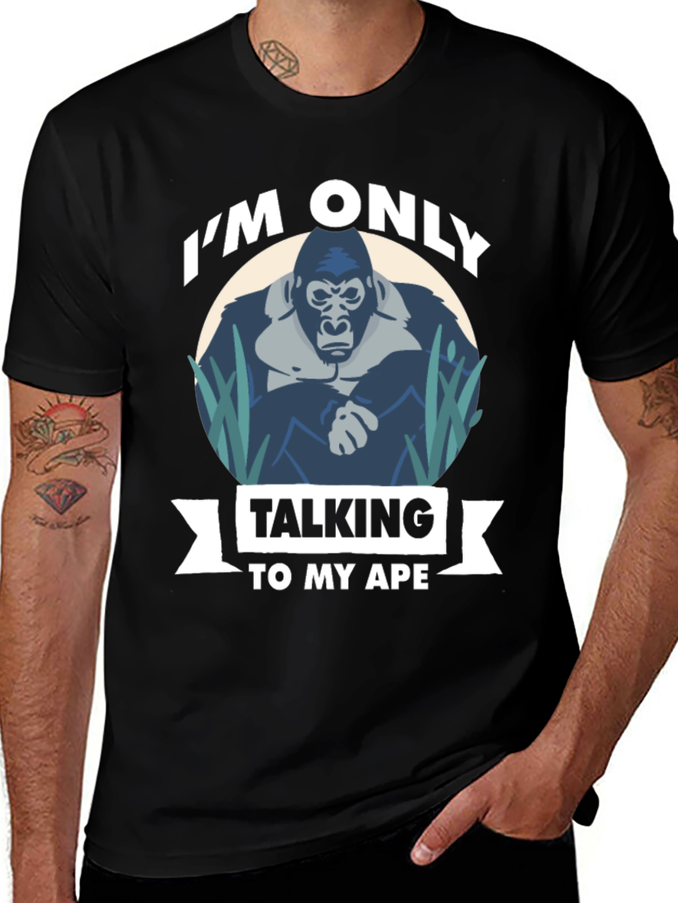 Variant 24 of I'm Only Talking To My Ape T-Shirt