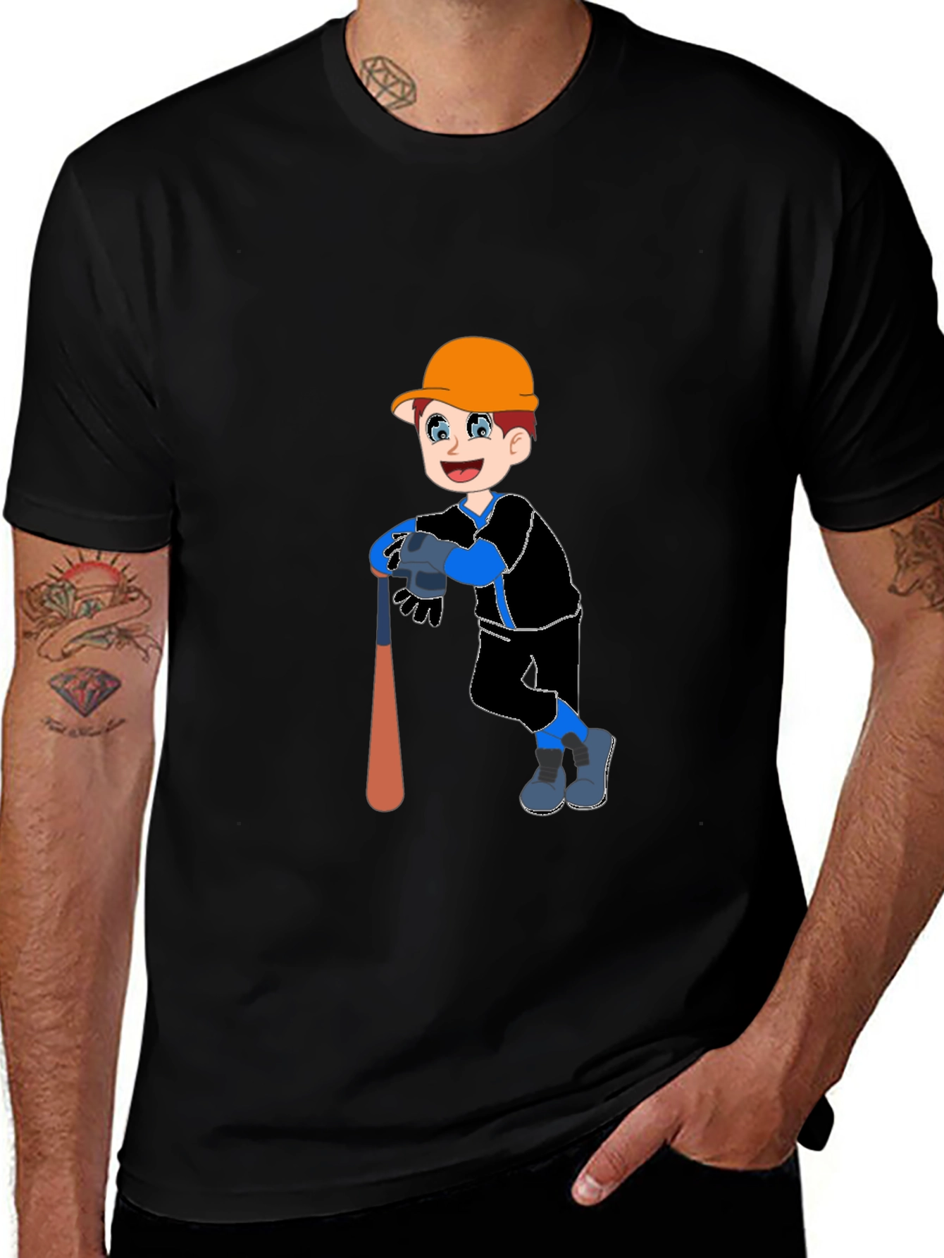 Variant 25 of Boy Baseball Player Graphic T-Shirt