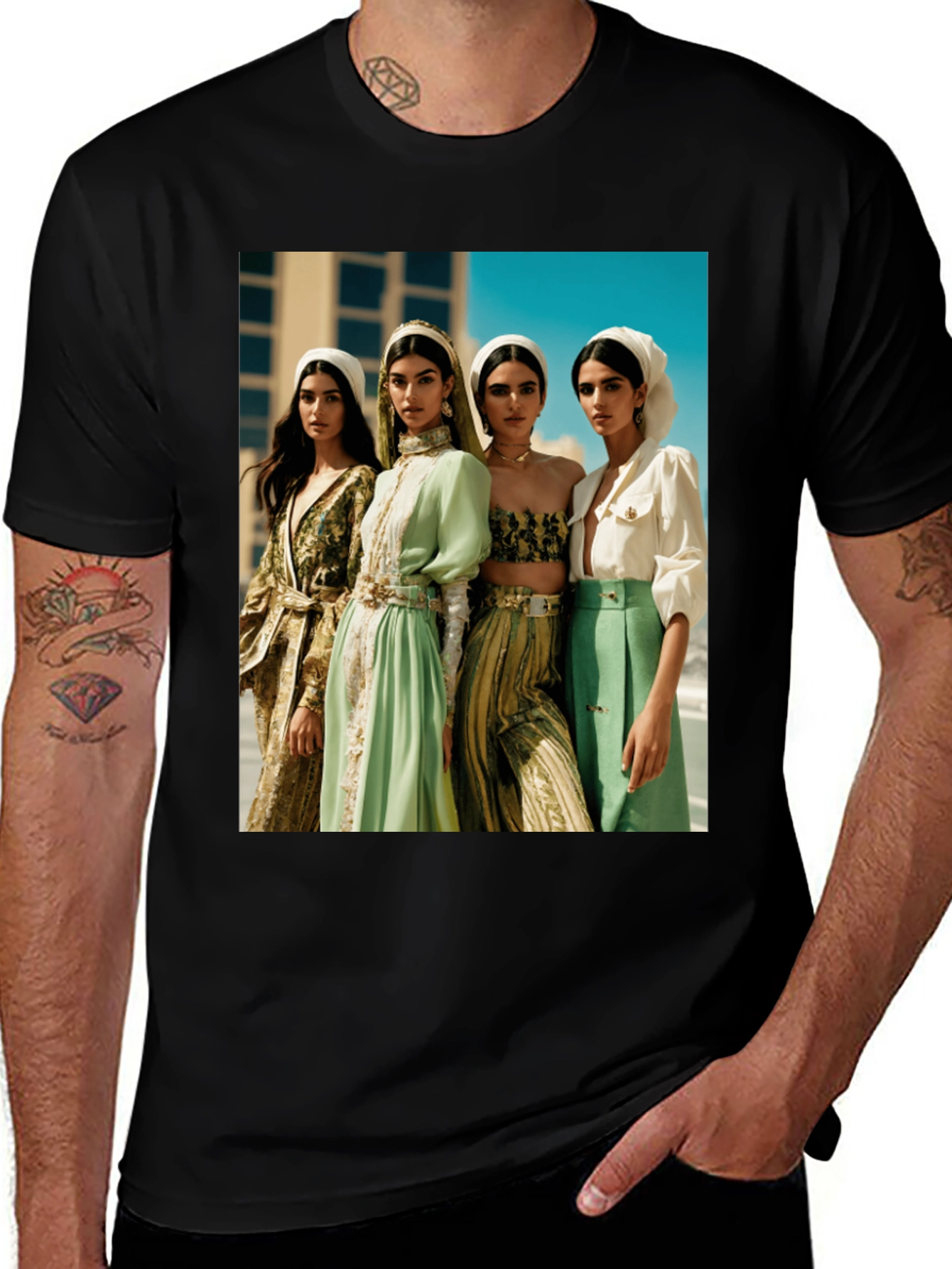 Variant 23 of Stylish Women's Portrait T-Shirt - Unique Fashion Tee