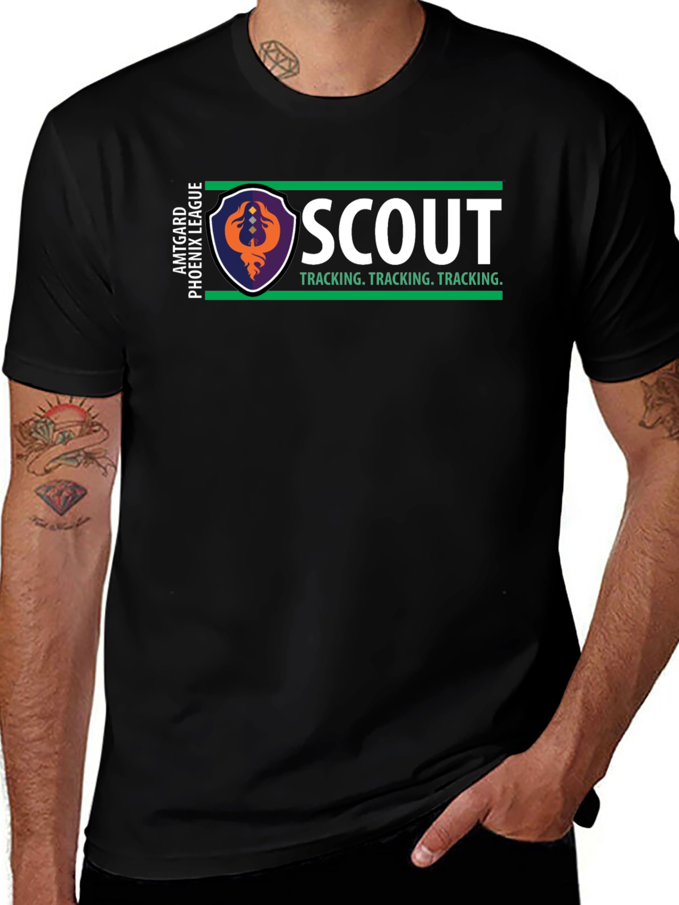 Amtgard Phoenix League Scout T-Shirt
