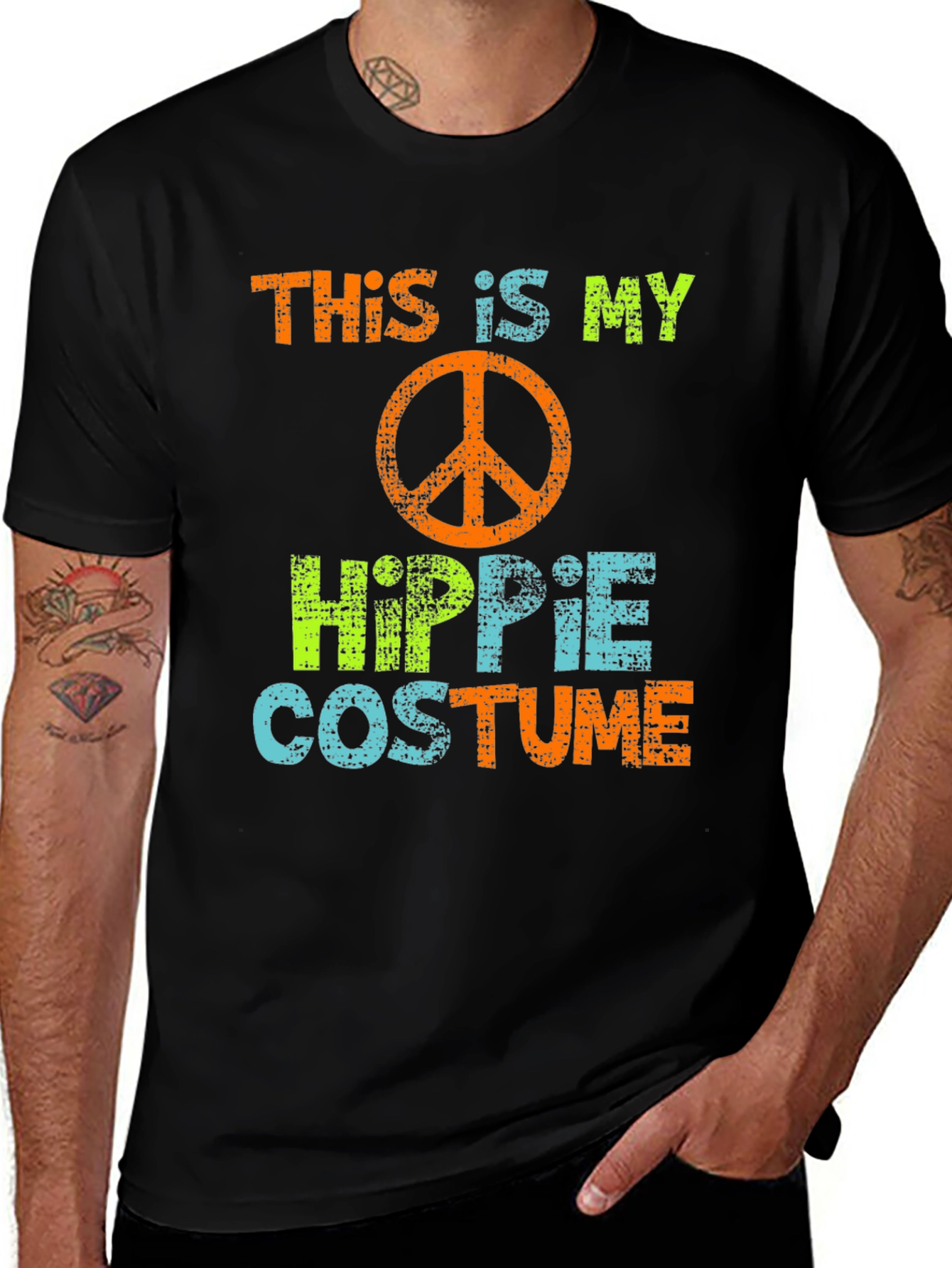 Variant 25 of This Is My Hippie Costume T-Shirt