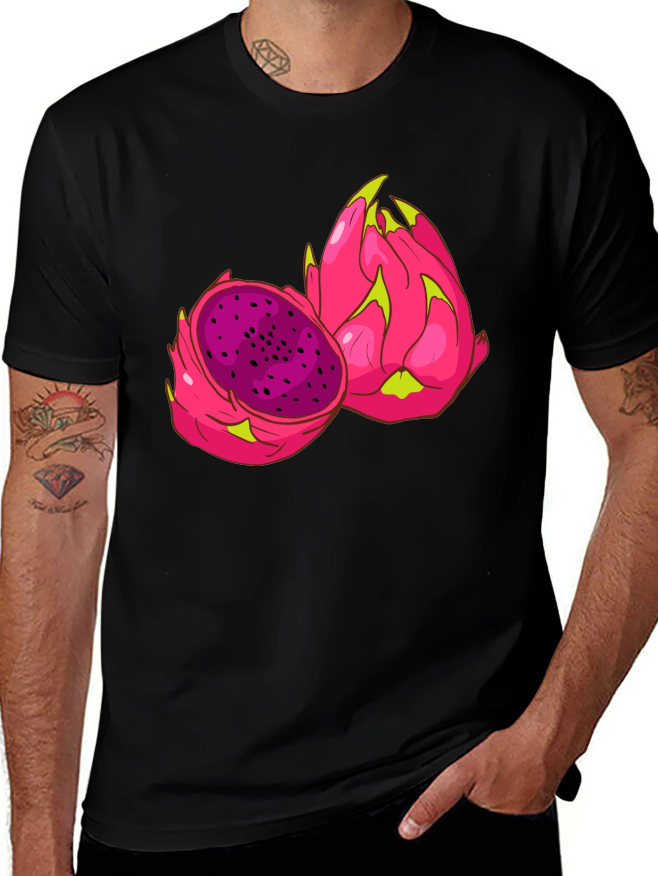 Variant 13 of Dragon Fruit Graphic Tee - Unique Fruit Design Shirt