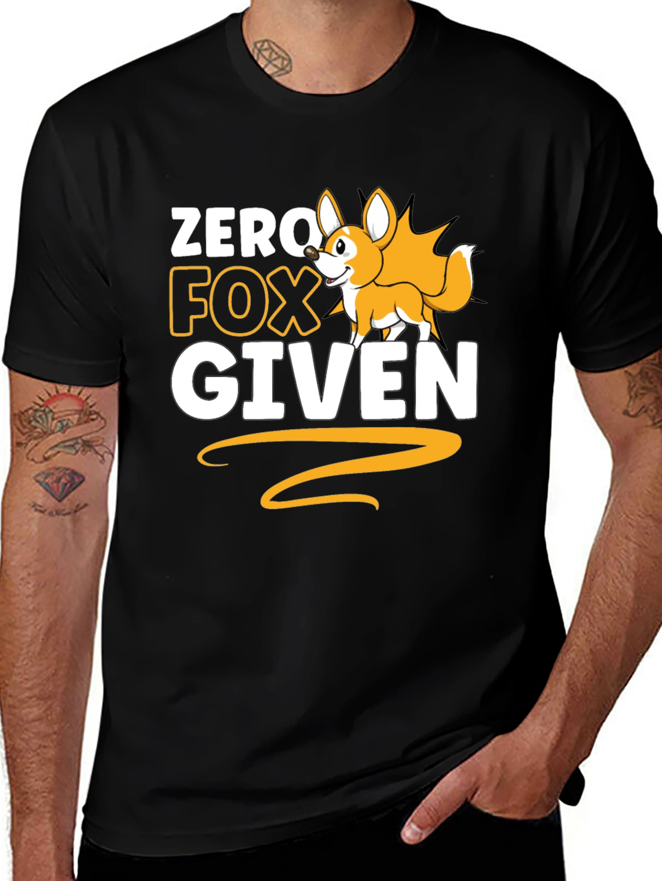 Variant 14 of Zero Fox Given Black T-Shirt