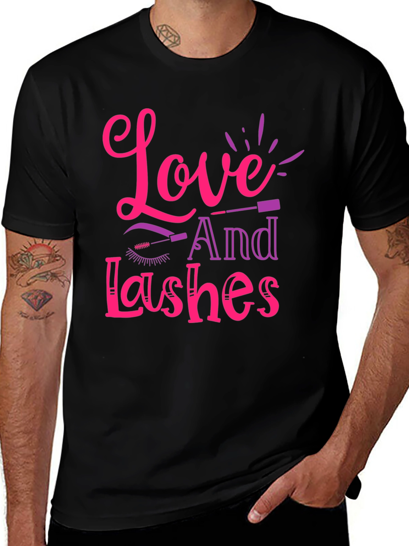 Variant 28 of Love and Lashes Graphic Tee