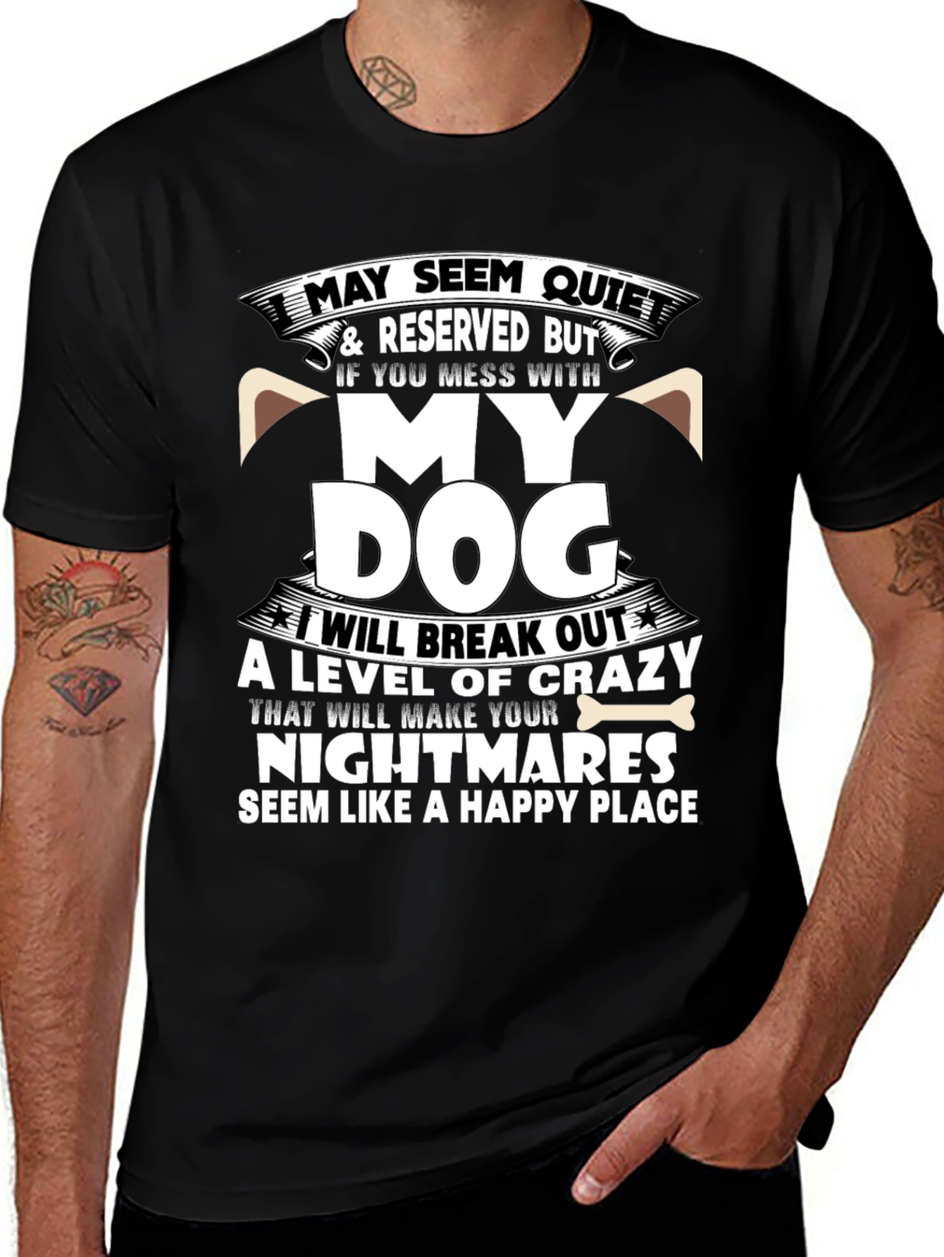 Variant 24 of Dog Lover T-Shirt - Crazy Dog Mom/Dad Tee