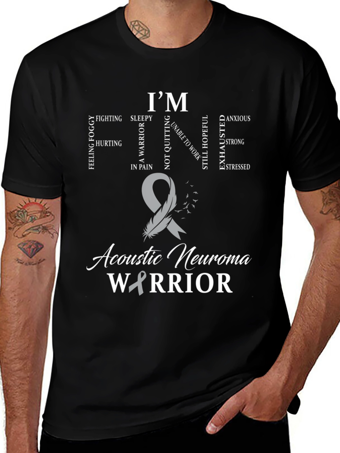 Acoustic Neuroma Warrior T-Shirt