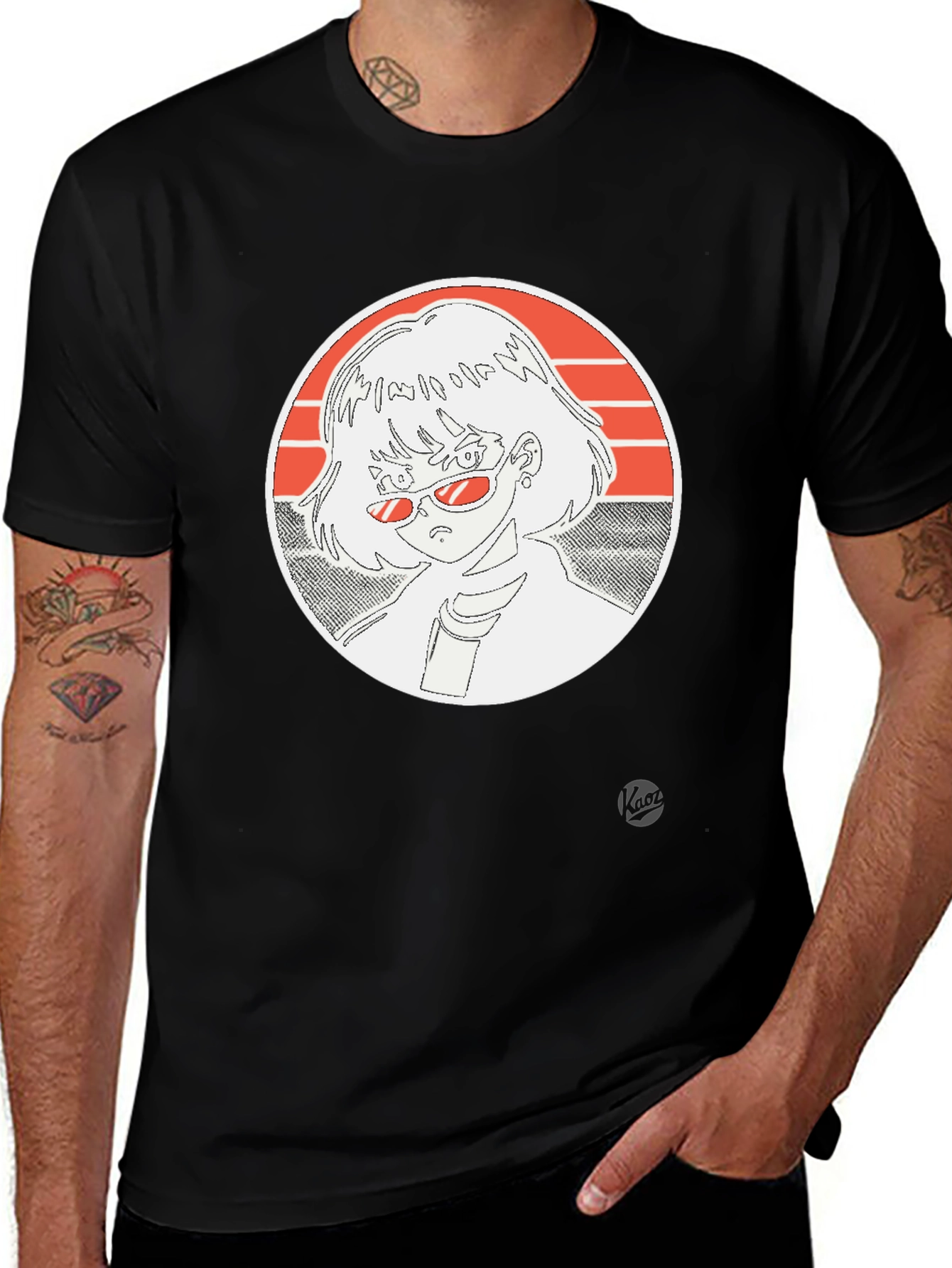 Variant 13 of Anime Girl Graphic Tee - Retro Style T-Shirt