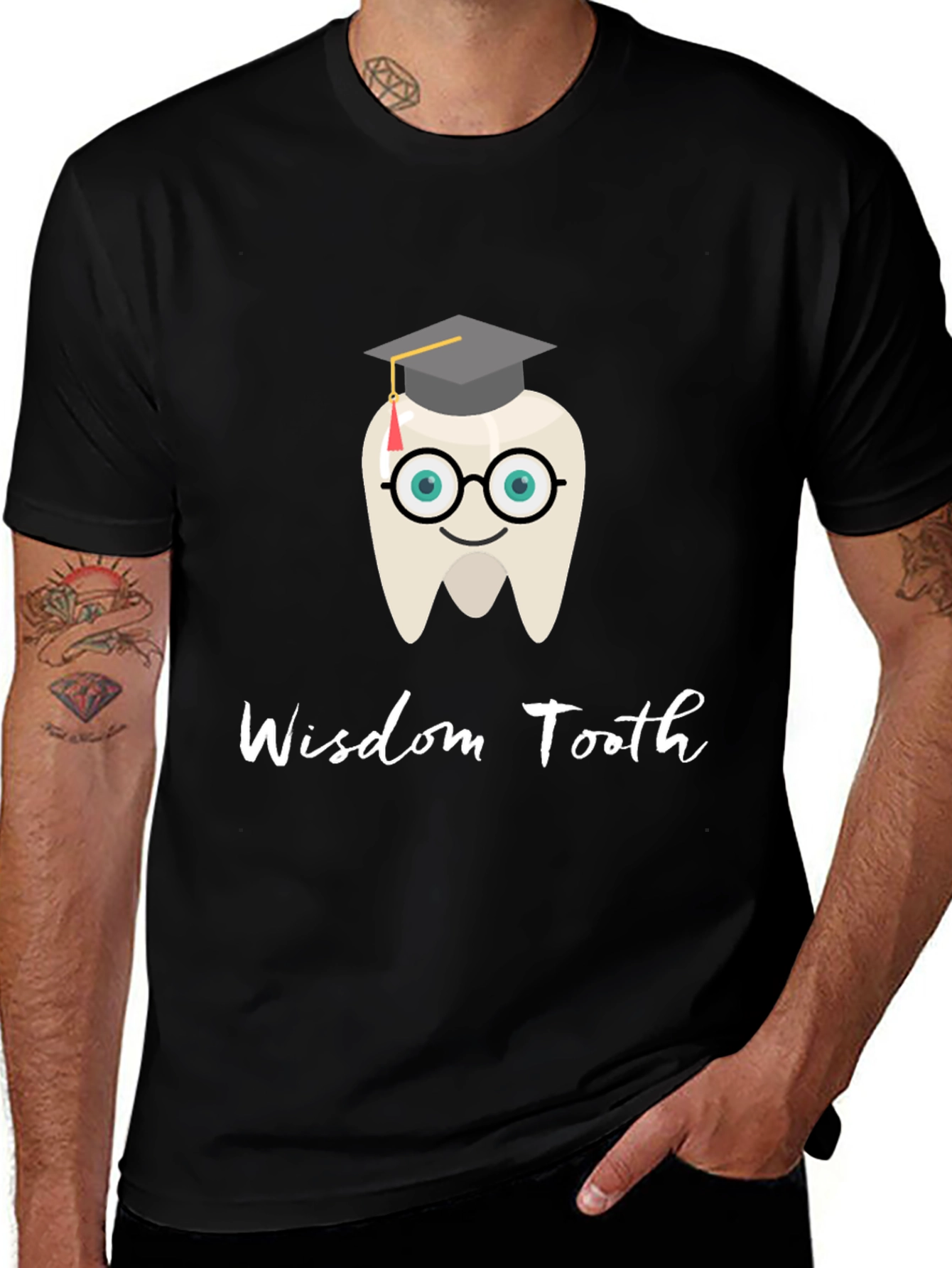 Wisdom Tooth Grad T-Shirt - Dental Humor Tee