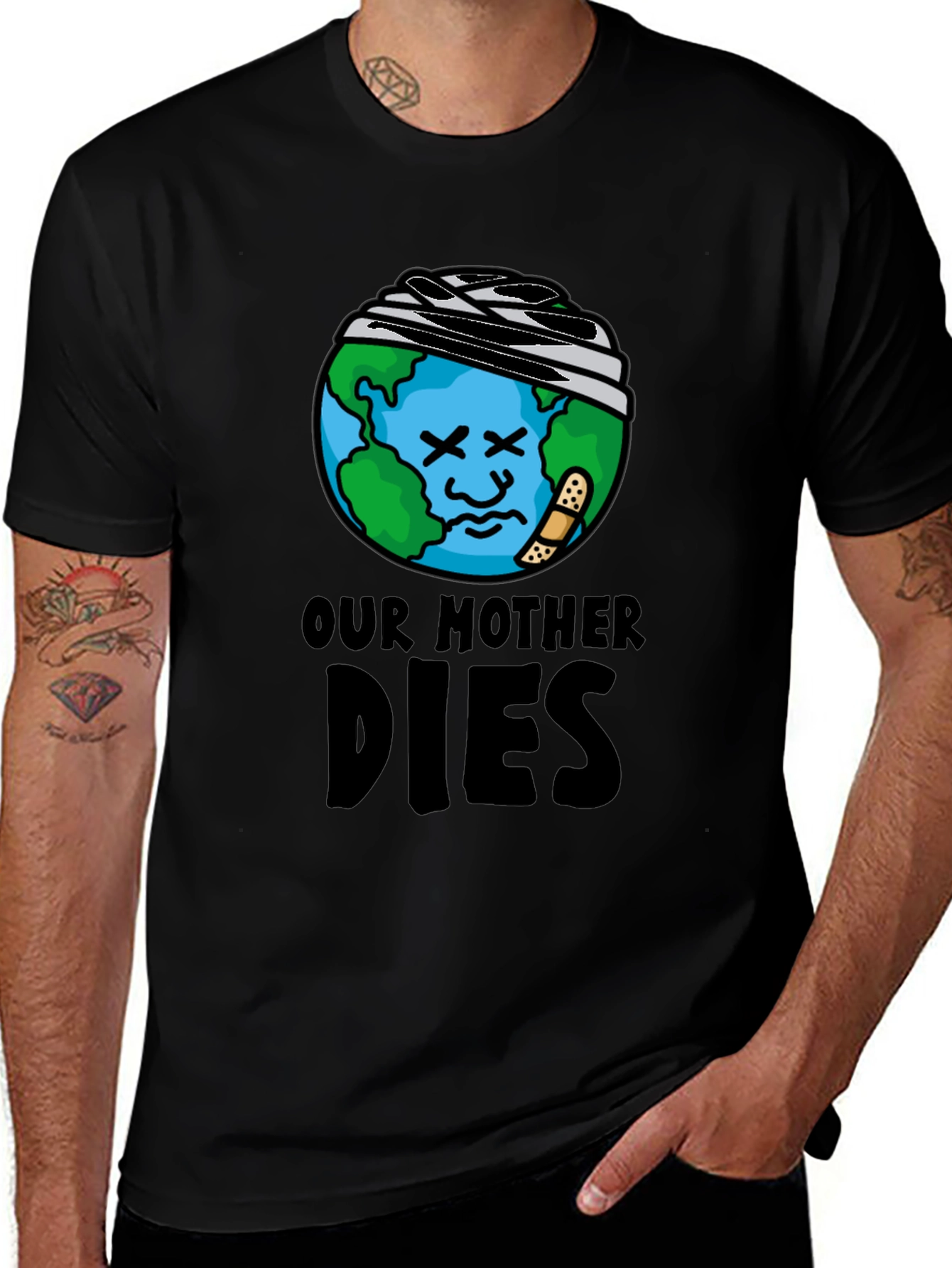 Our Mother Dies Graphic T-Shirt - Earth Day