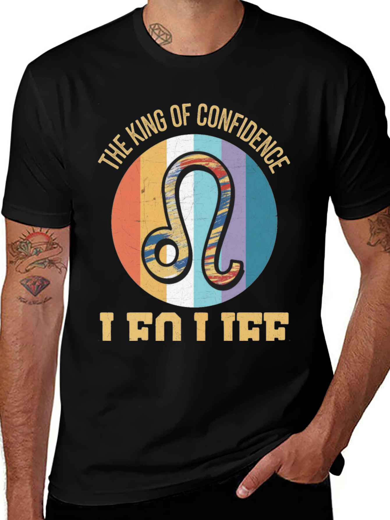 Leo Zodiac T-Shirt - King of Confidence
