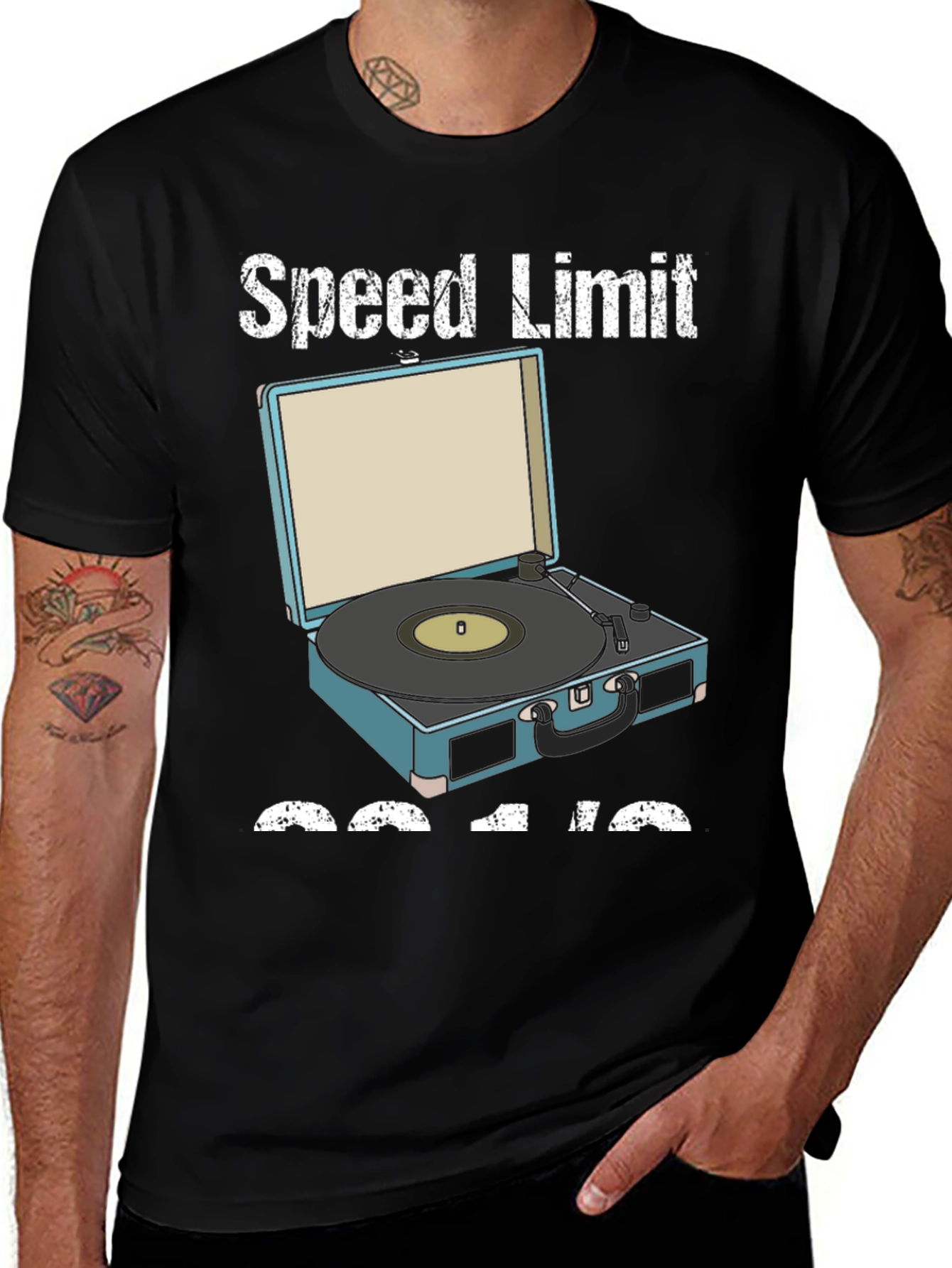 Variant 24 of Speed Limit 33 1/3 RPM T-Shirt