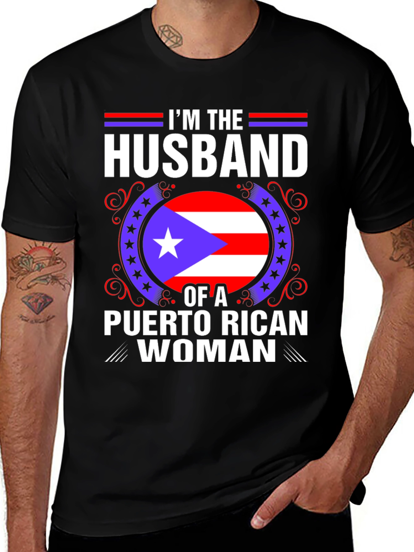 I'm The Husband of a Puerto Rican Woman T-Shirt