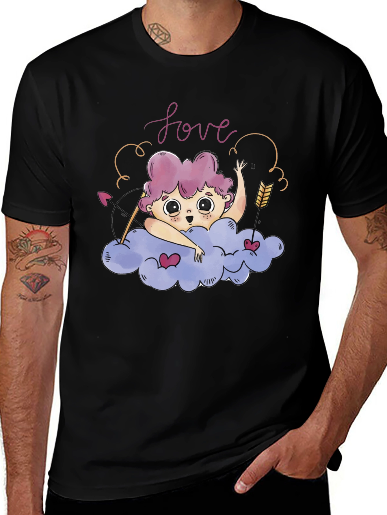 Variant 23 of Love Cupid Cloud T-Shirt