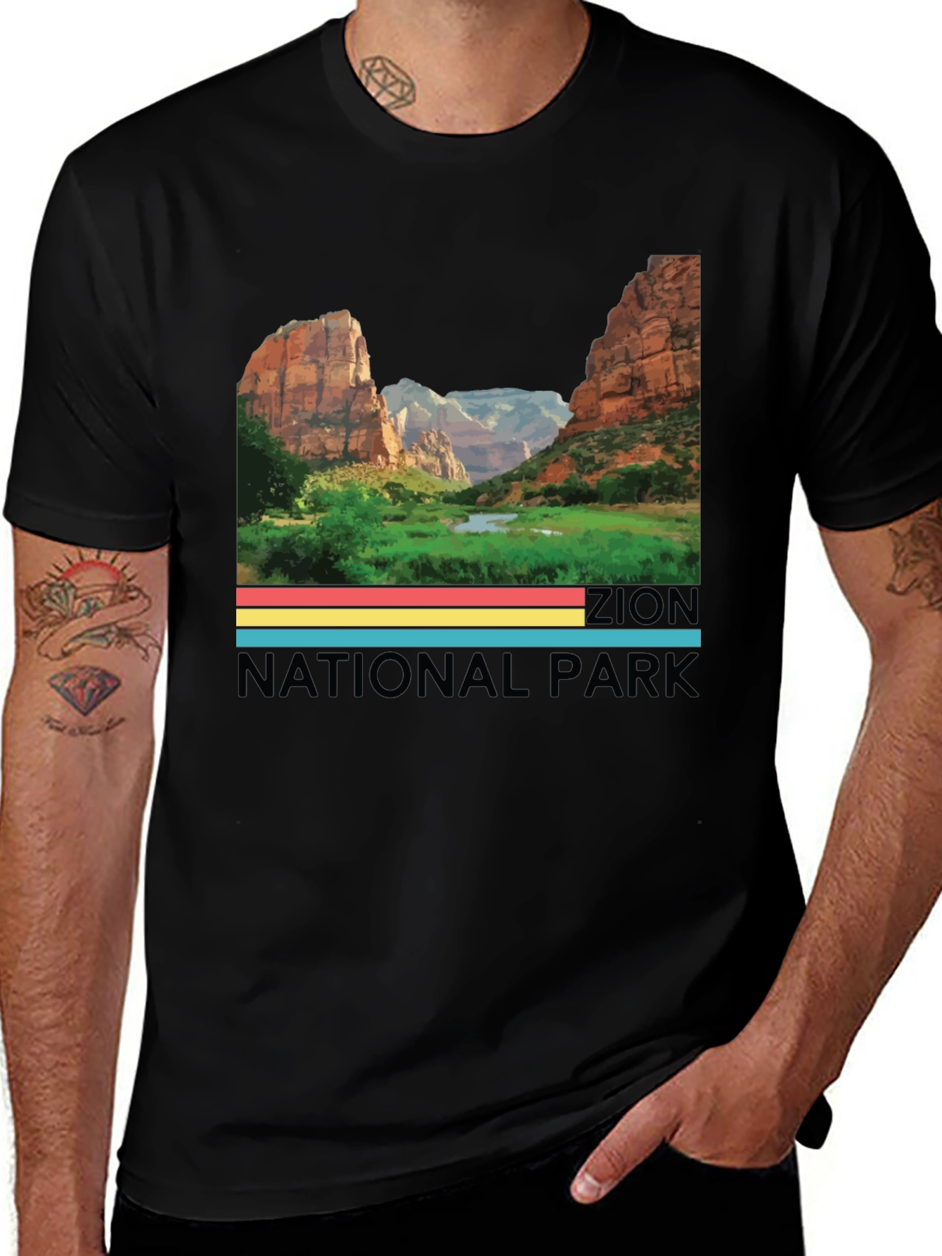 Variant 15 of Zion National Park Graphic Tee