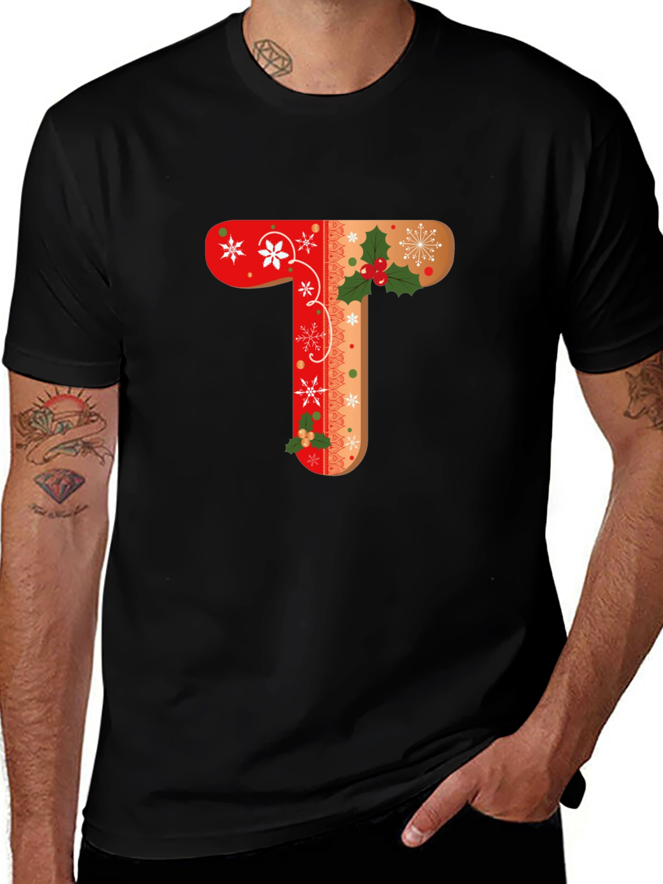 Holiday Letter T Shirt