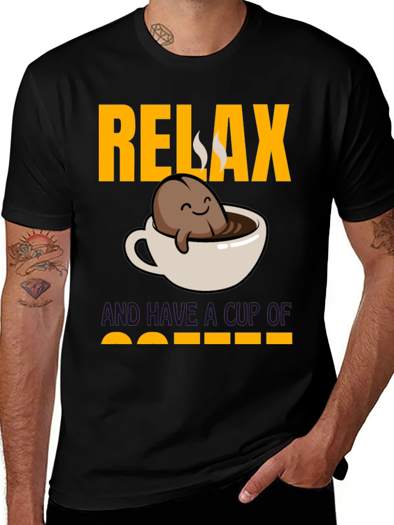 Variant 3 of Relax and Have a Cup of Coffee T-Shirt