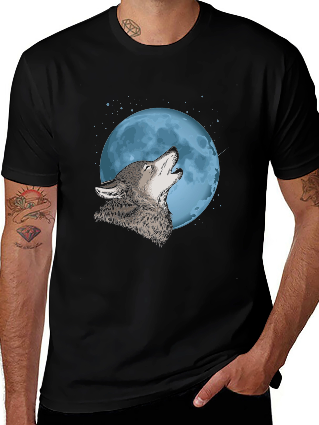 Variant 26 of Wolf Moon Graphic Tee