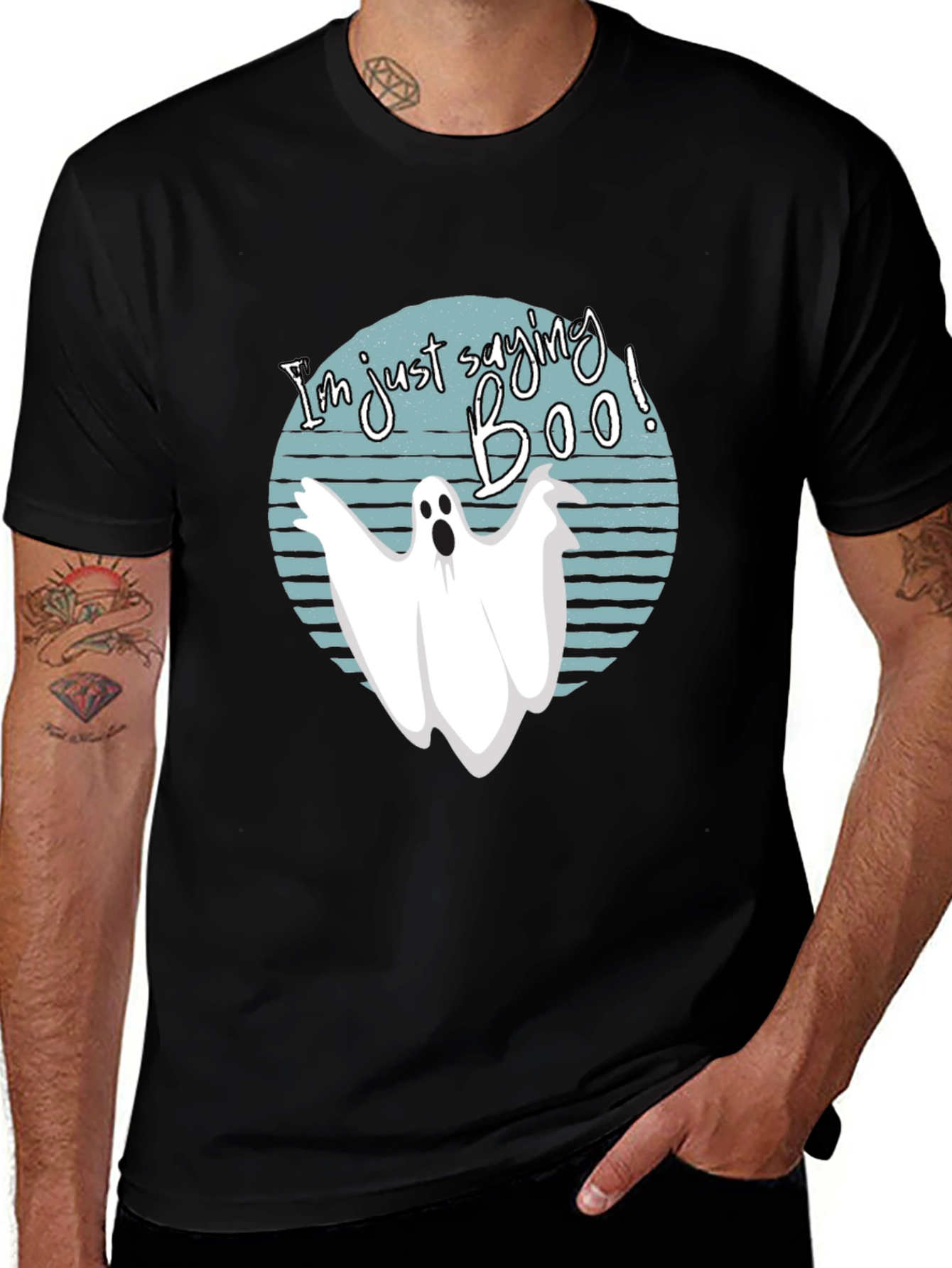 Variant 9 of Boo! Ghost Graphic T-Shirt
