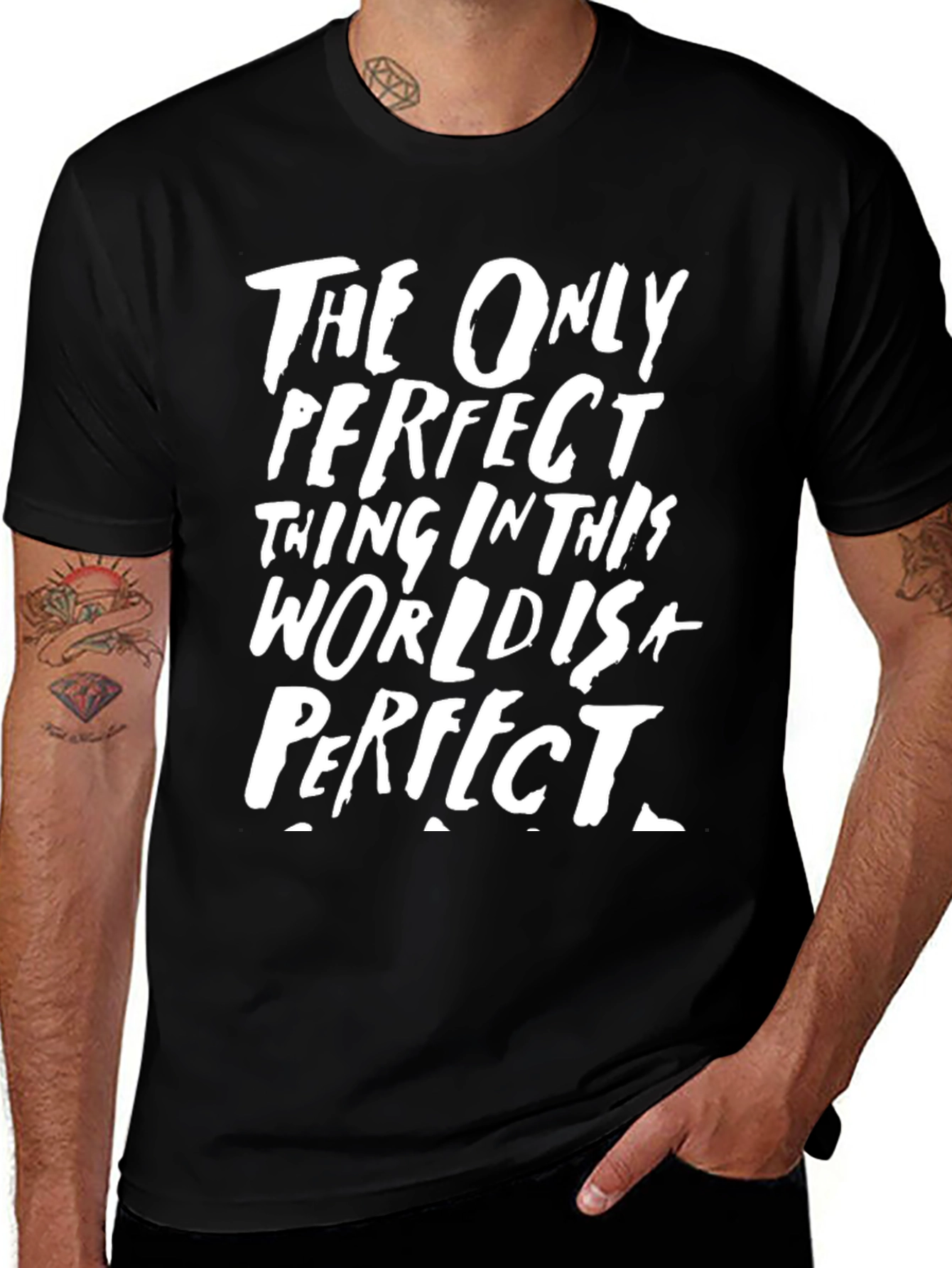 Variant 13 of The Only Perfect Tee - Black T-Shirt