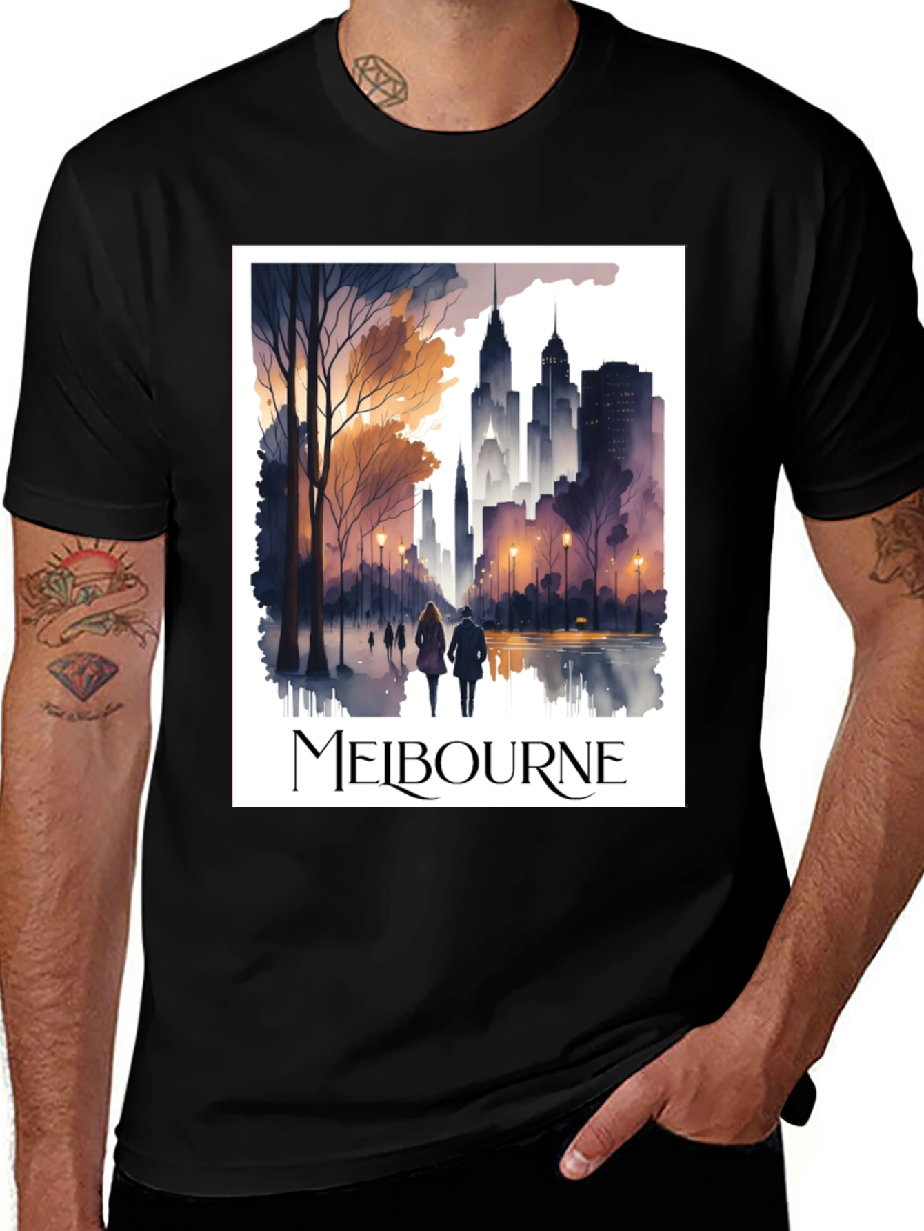 Melbourne Cityscape T-Shirt