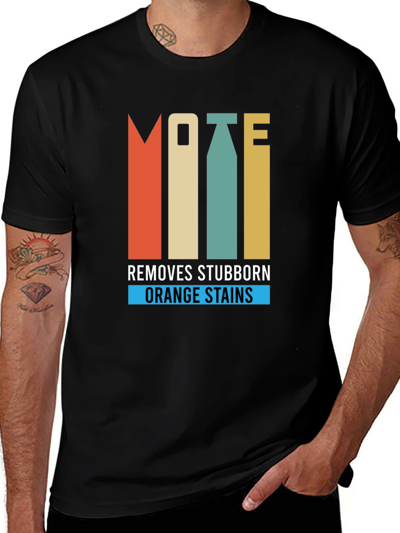 Variant 20 of Mote Removes Stubborn Orange Stains Graphic Tee