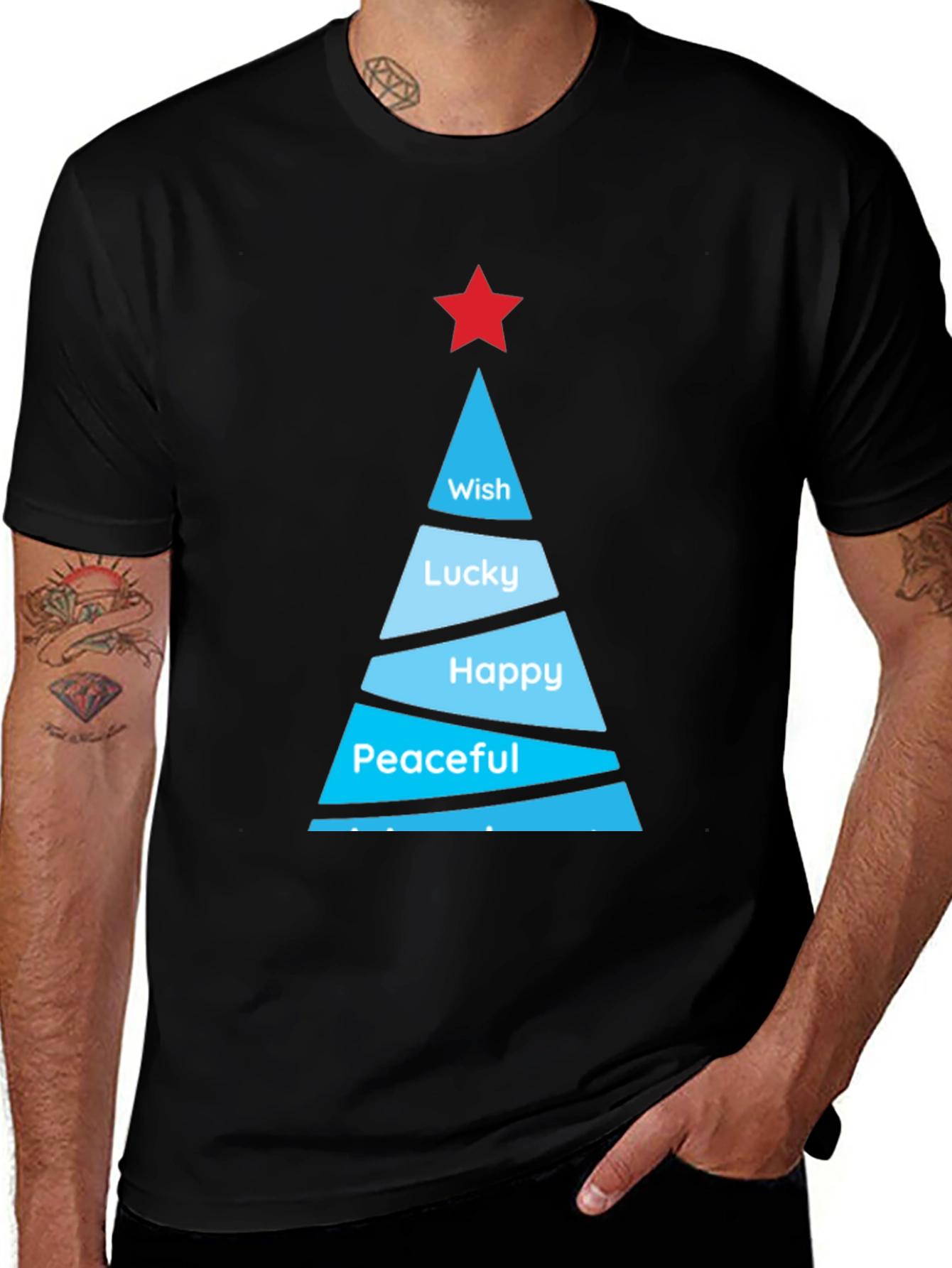 Holiday Wish List Tee - Festive Graphic T-Shirt